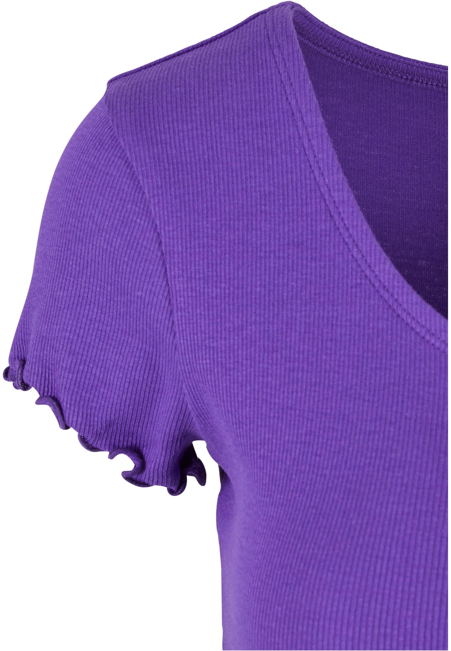 Ladies Rib Babylock Tee | realviolet