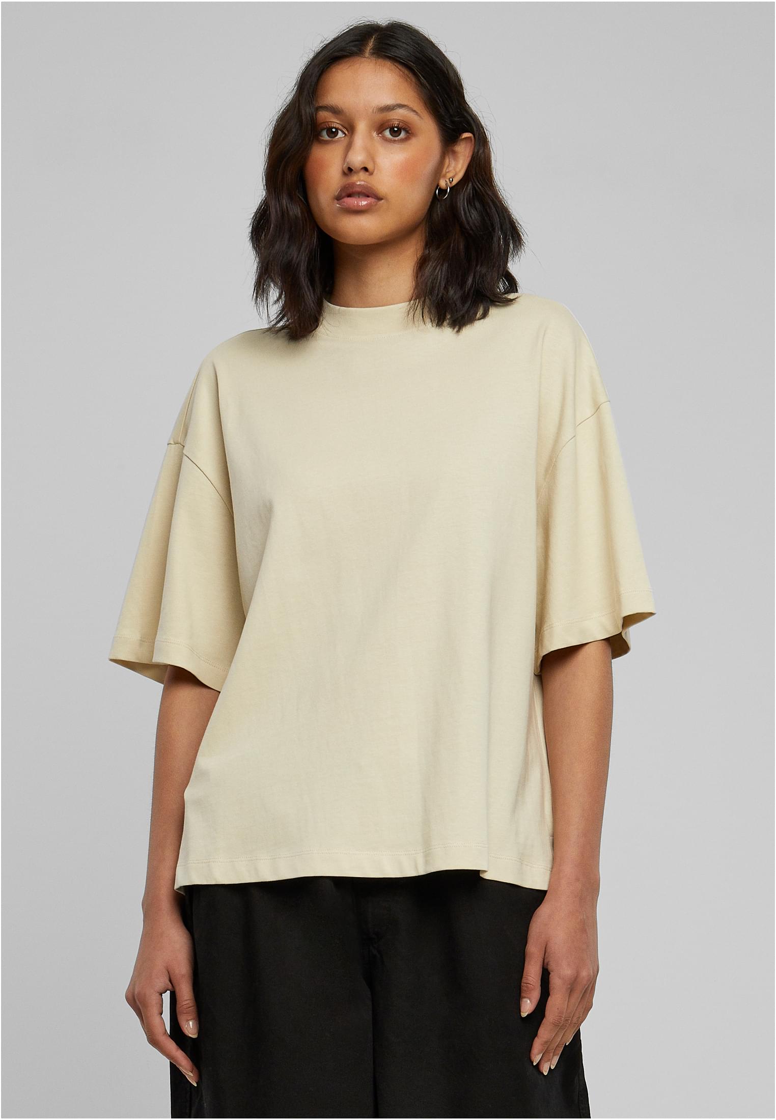 Ladies Organic Heavy Slit Tee | sand