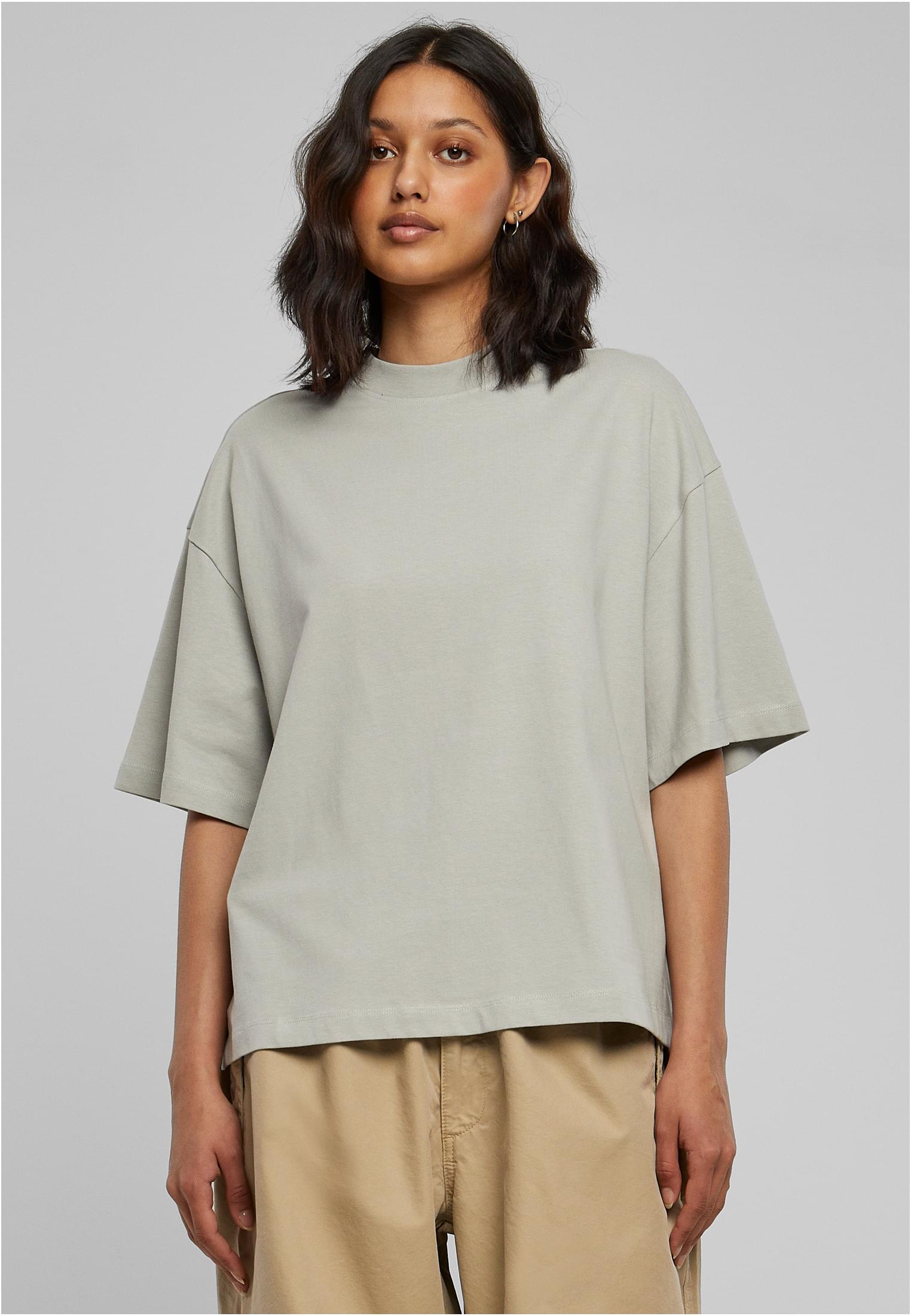 Ladies Organic Heavy Slit Tee | lightasphalt