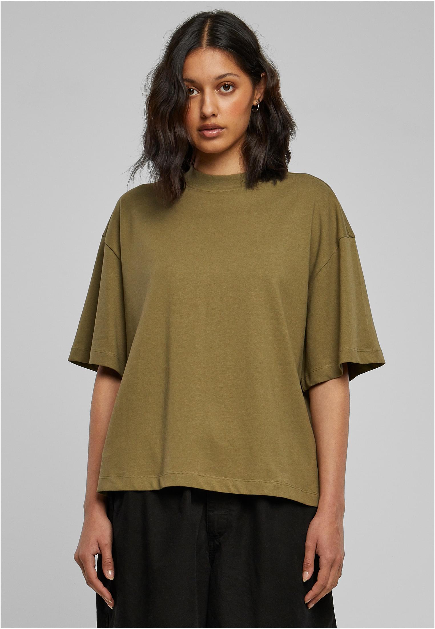 Ladies Organic Heavy Slit Tee | tiniolive