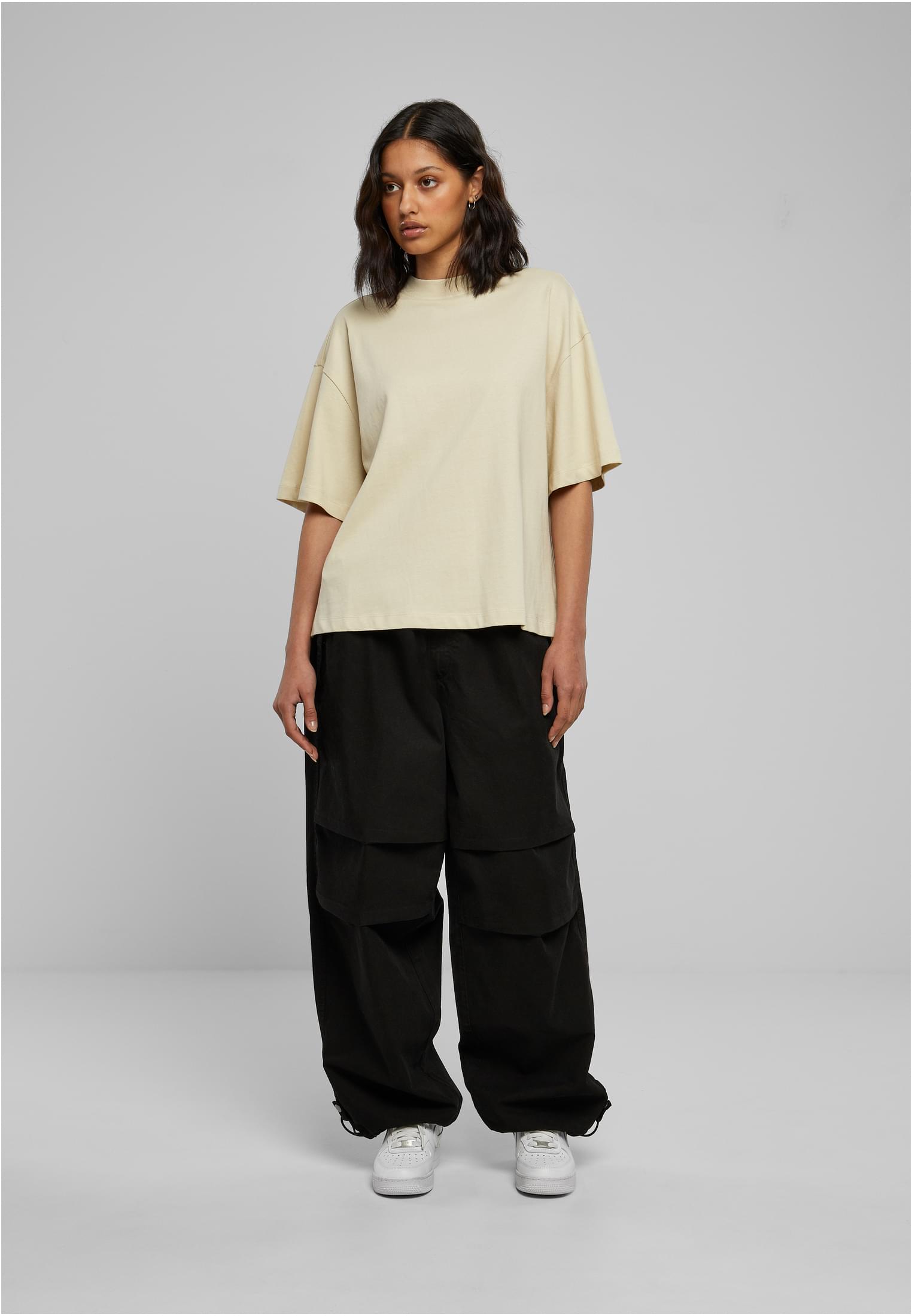 Ladies Organic Heavy Slit Tee | sand