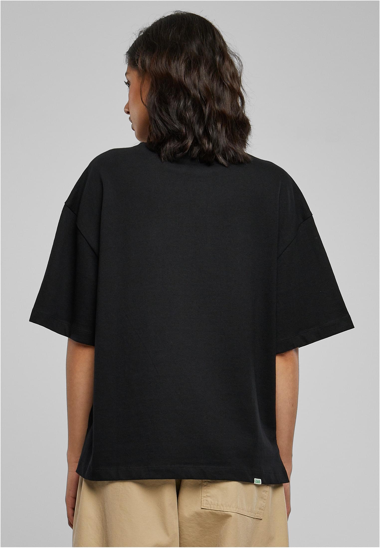 Ladies Organic Heavy Slit Tee | black