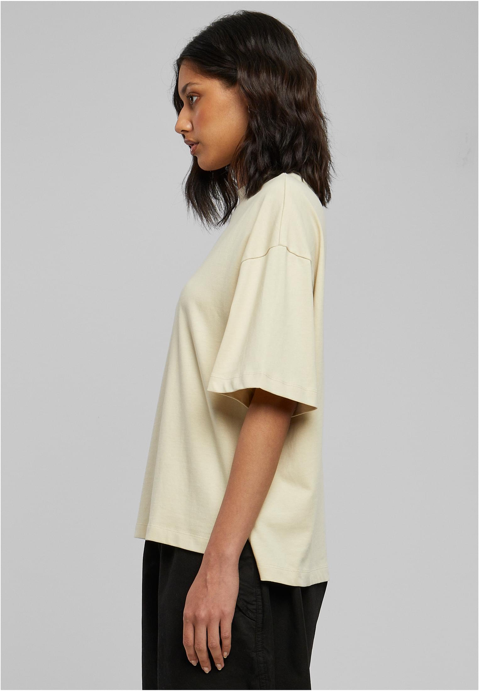 Ladies Organic Heavy Slit Tee | sand