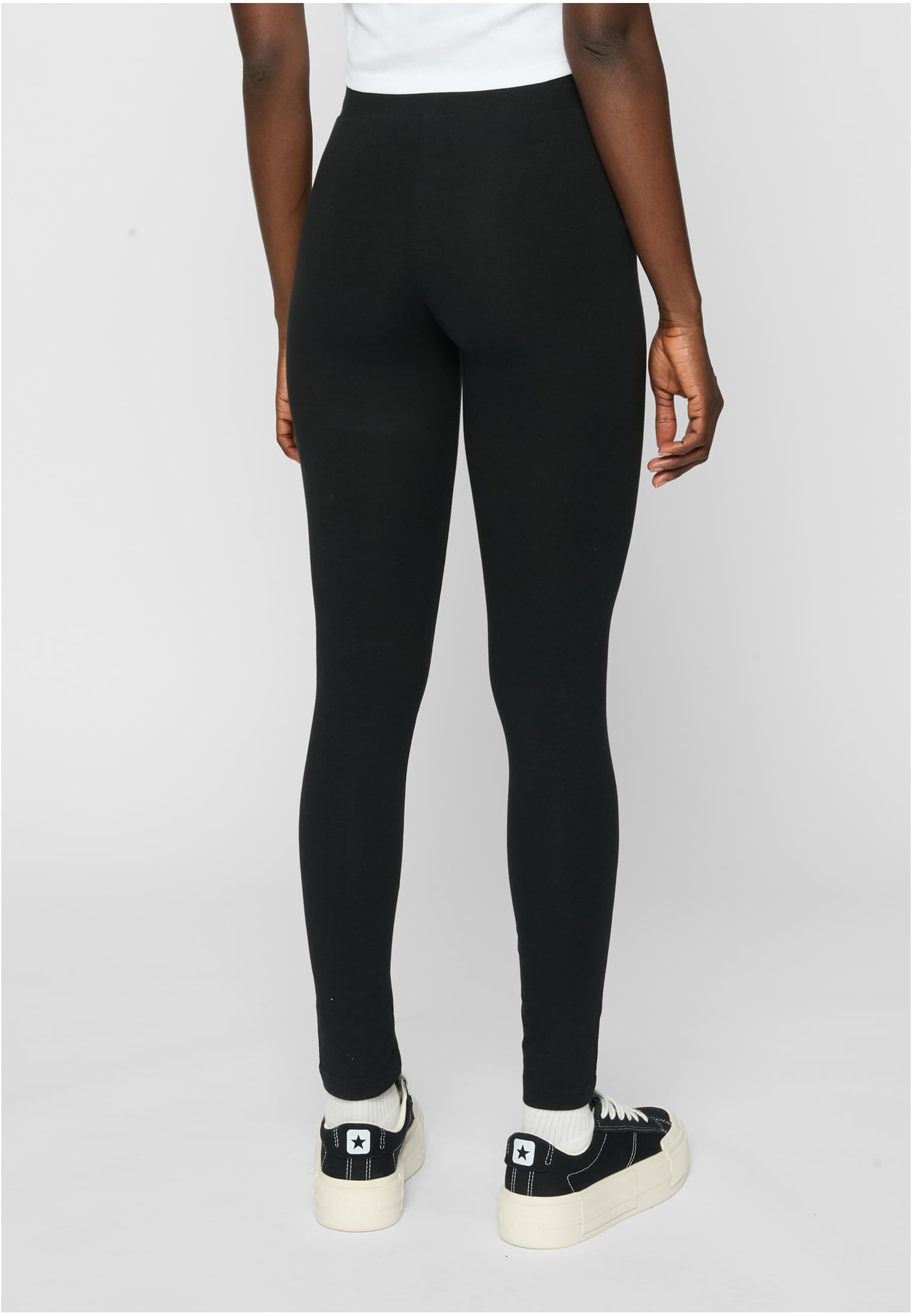 Ladies Jersey Leggings 2-Pack | black+black