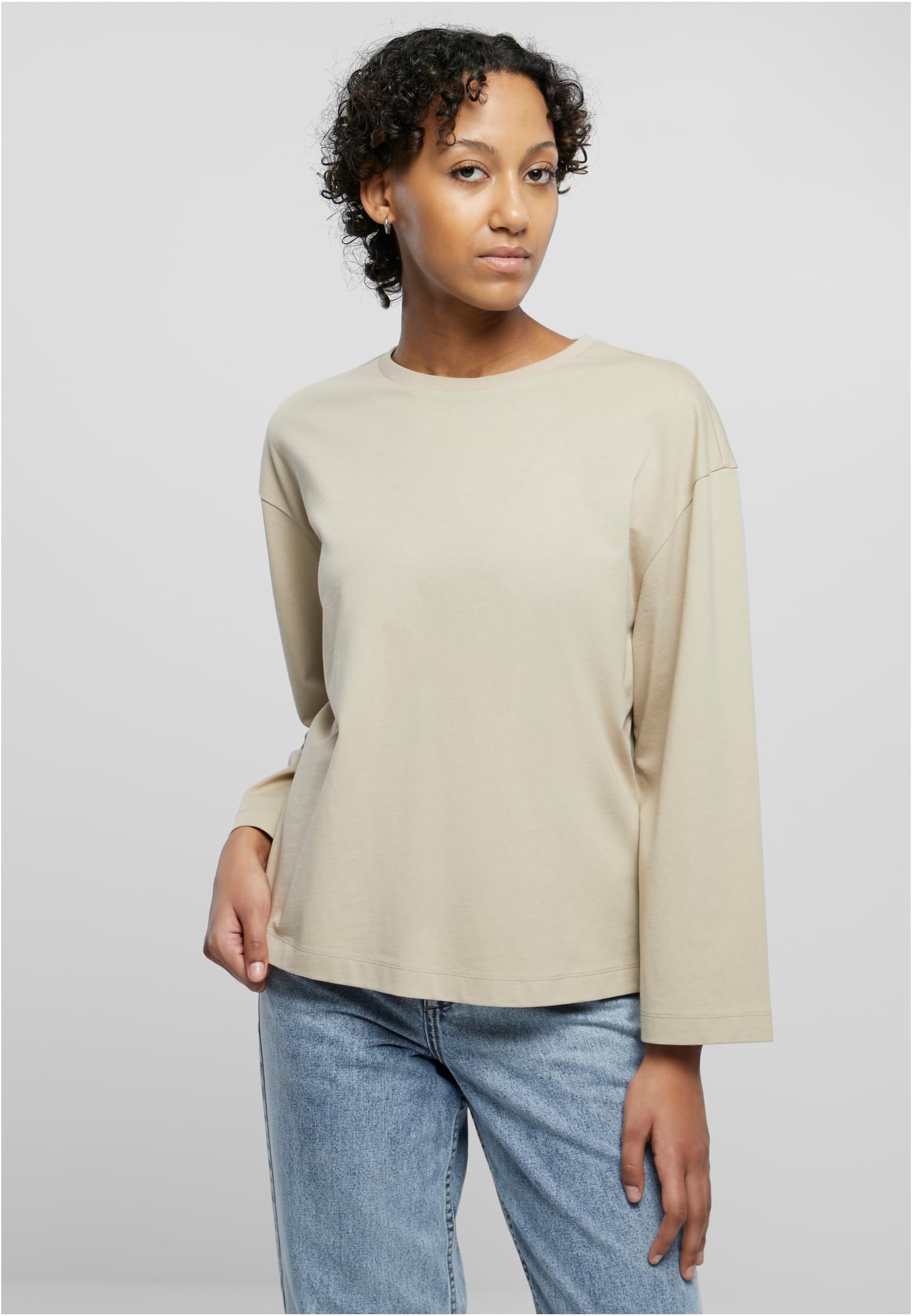 Ladies Organic Oversized Longsleeve | wetsand