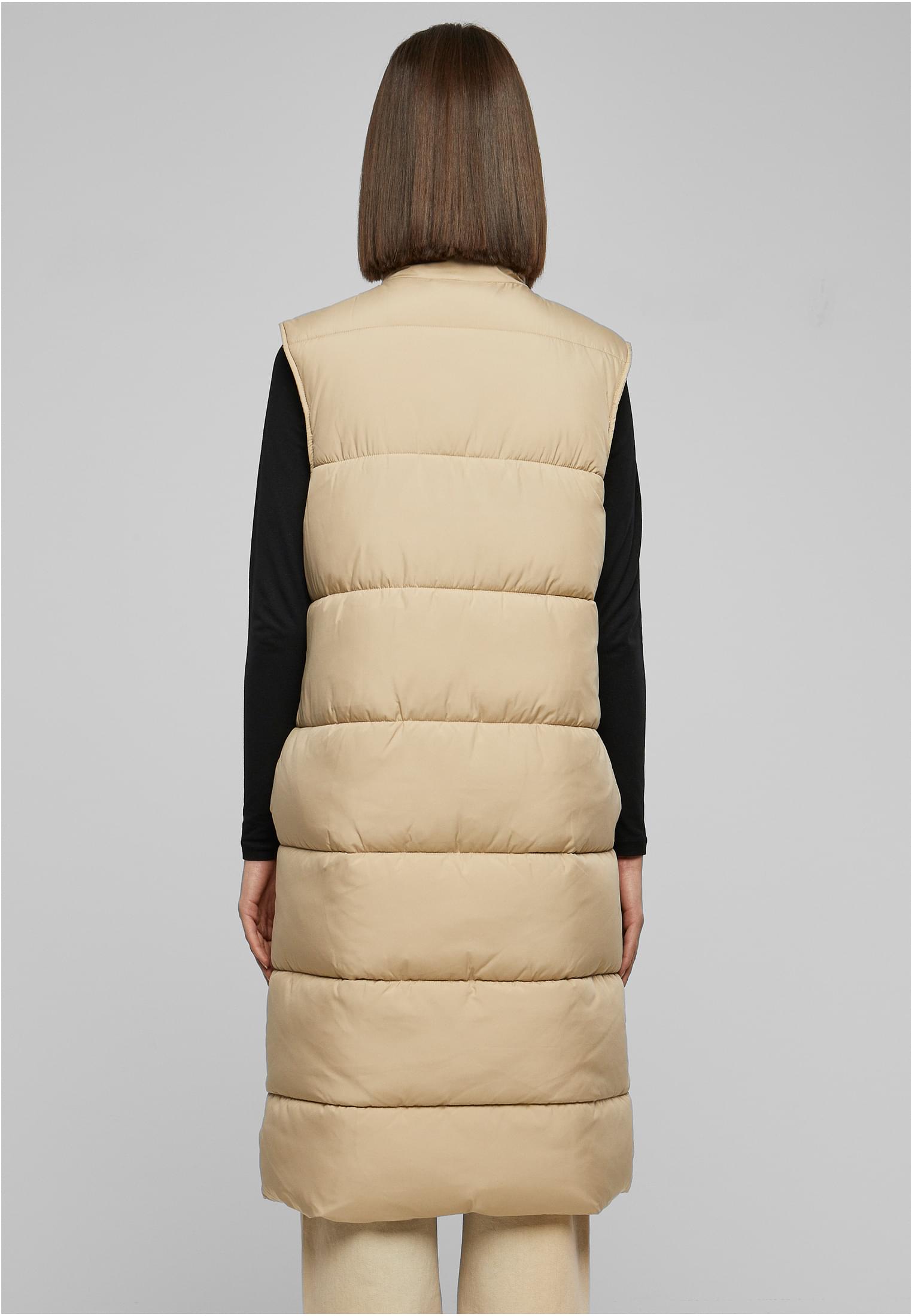 Ladies Long Puffer Vest | wetsand