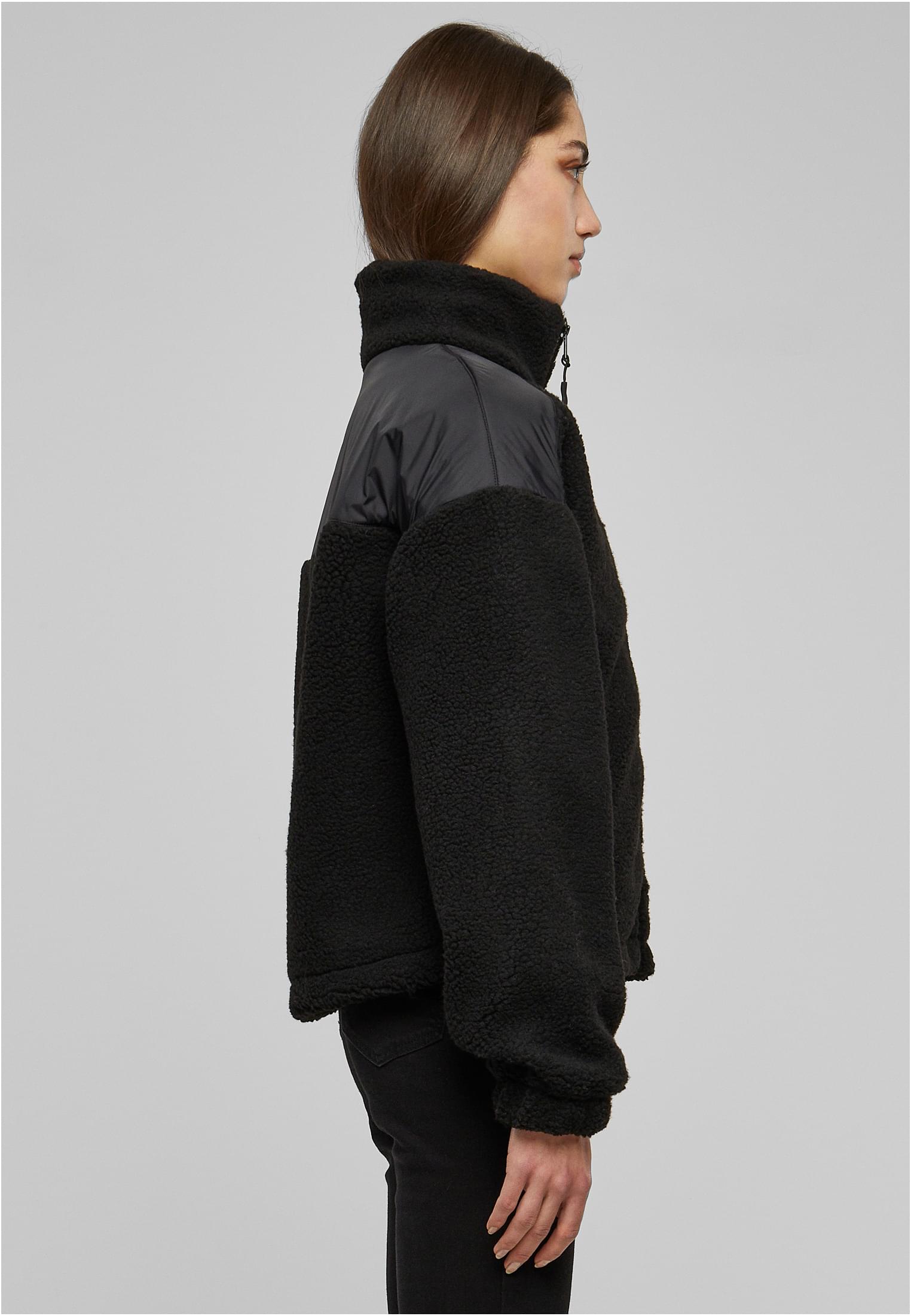 Ladies Sherpa Mix Jacket | black