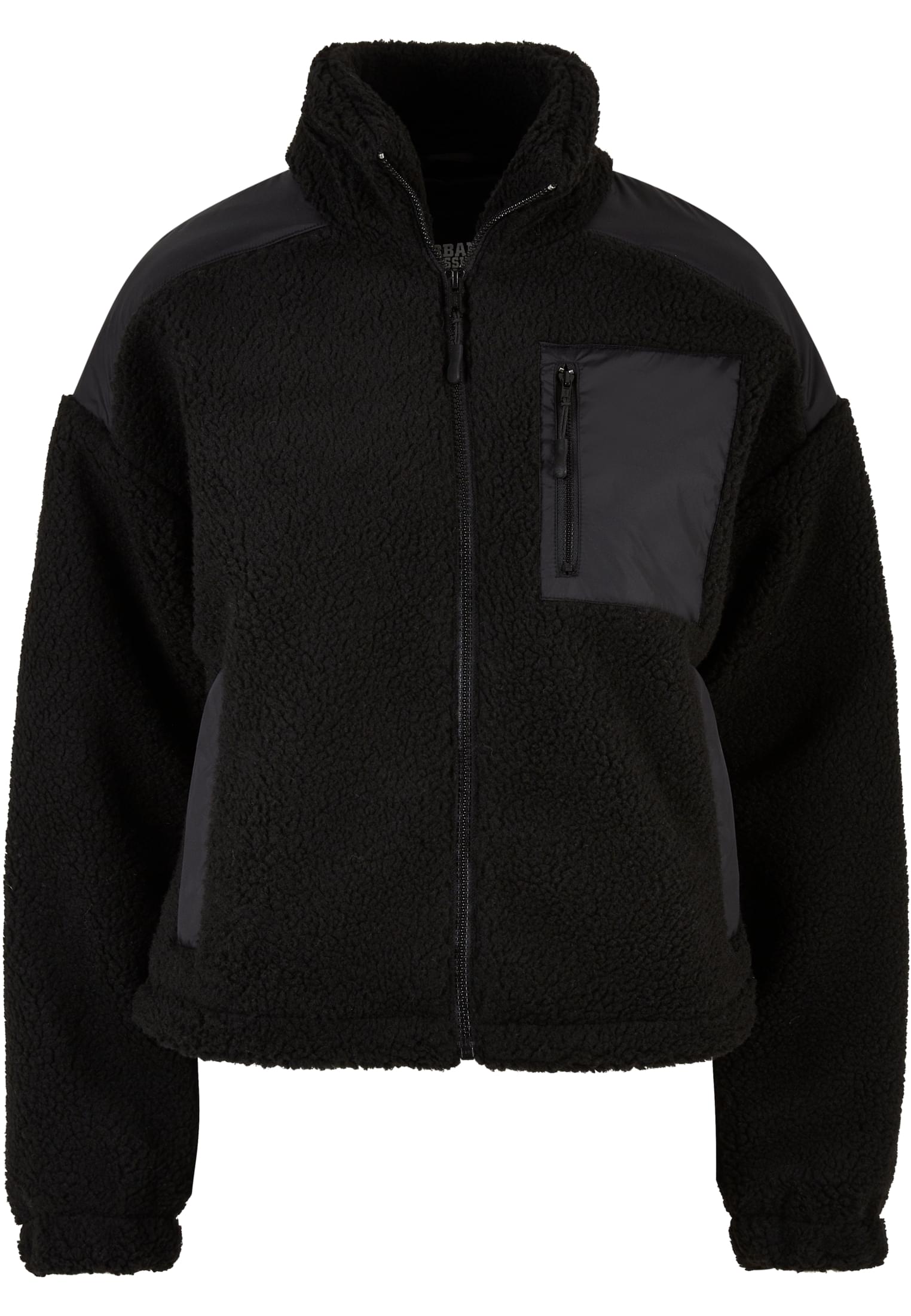 Ladies Sherpa Mix Jacket | black