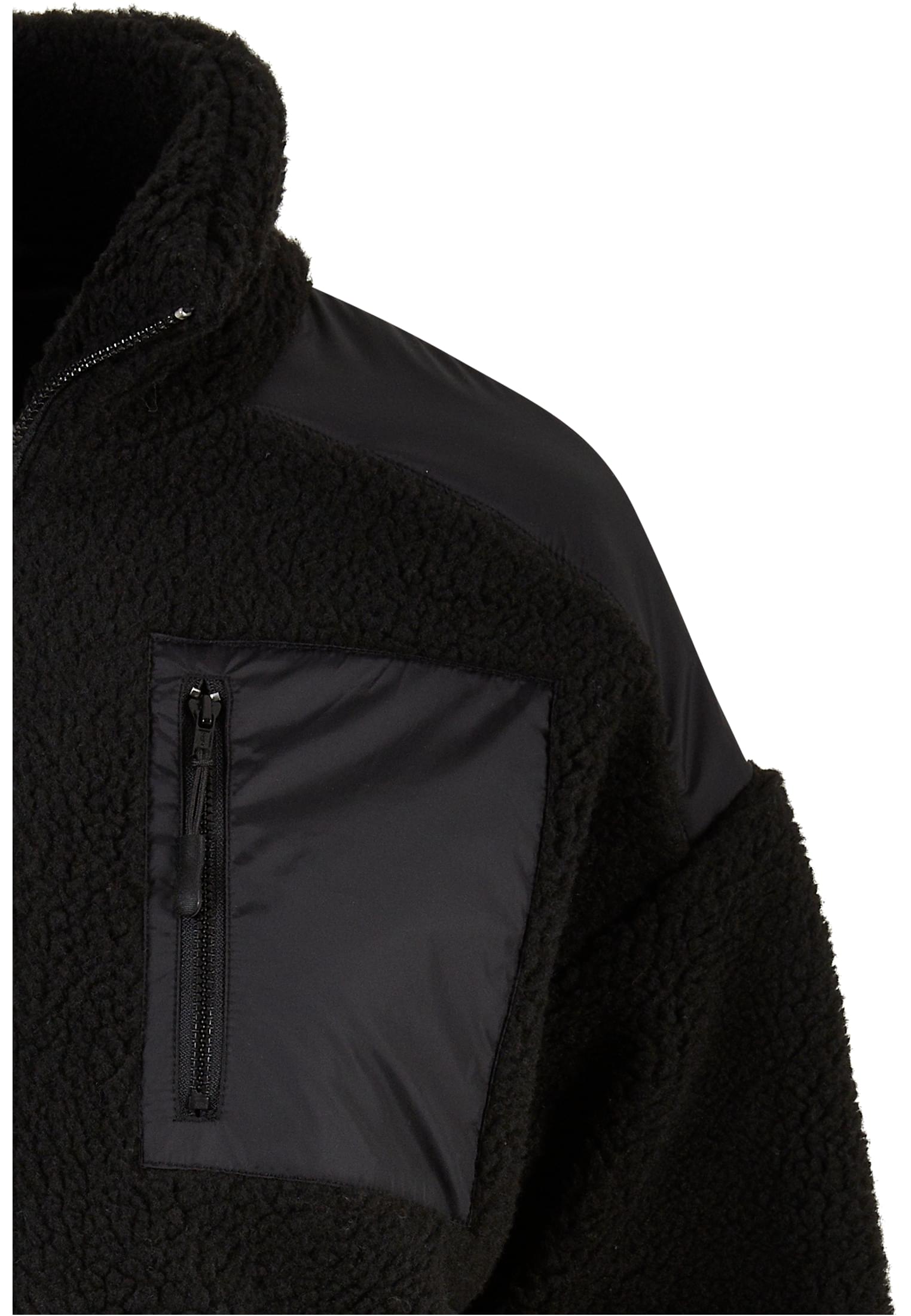 Ladies Sherpa Mix Jacket | black