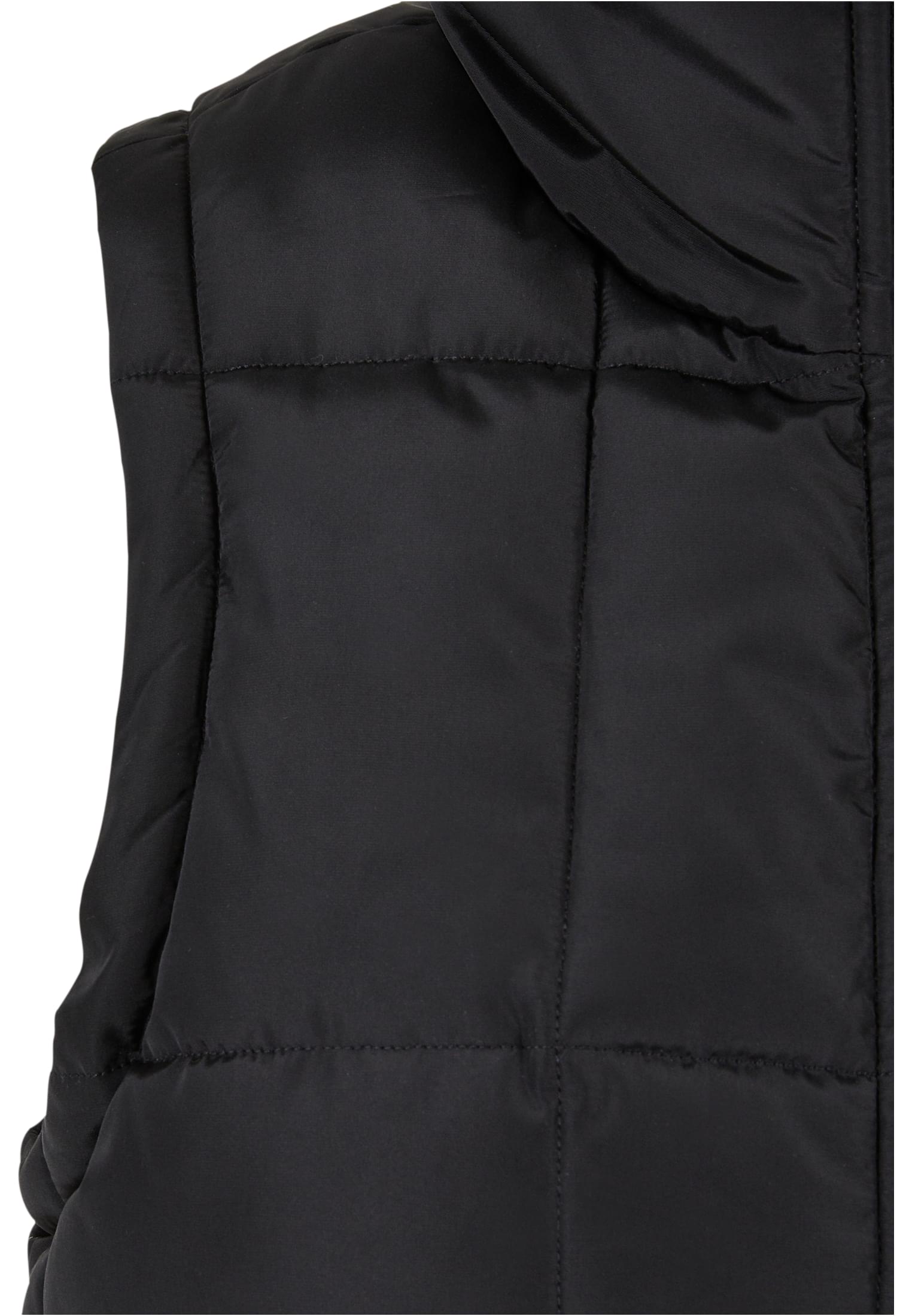 Ladies Reversible Cropped Puffer Vest | black/realviolet