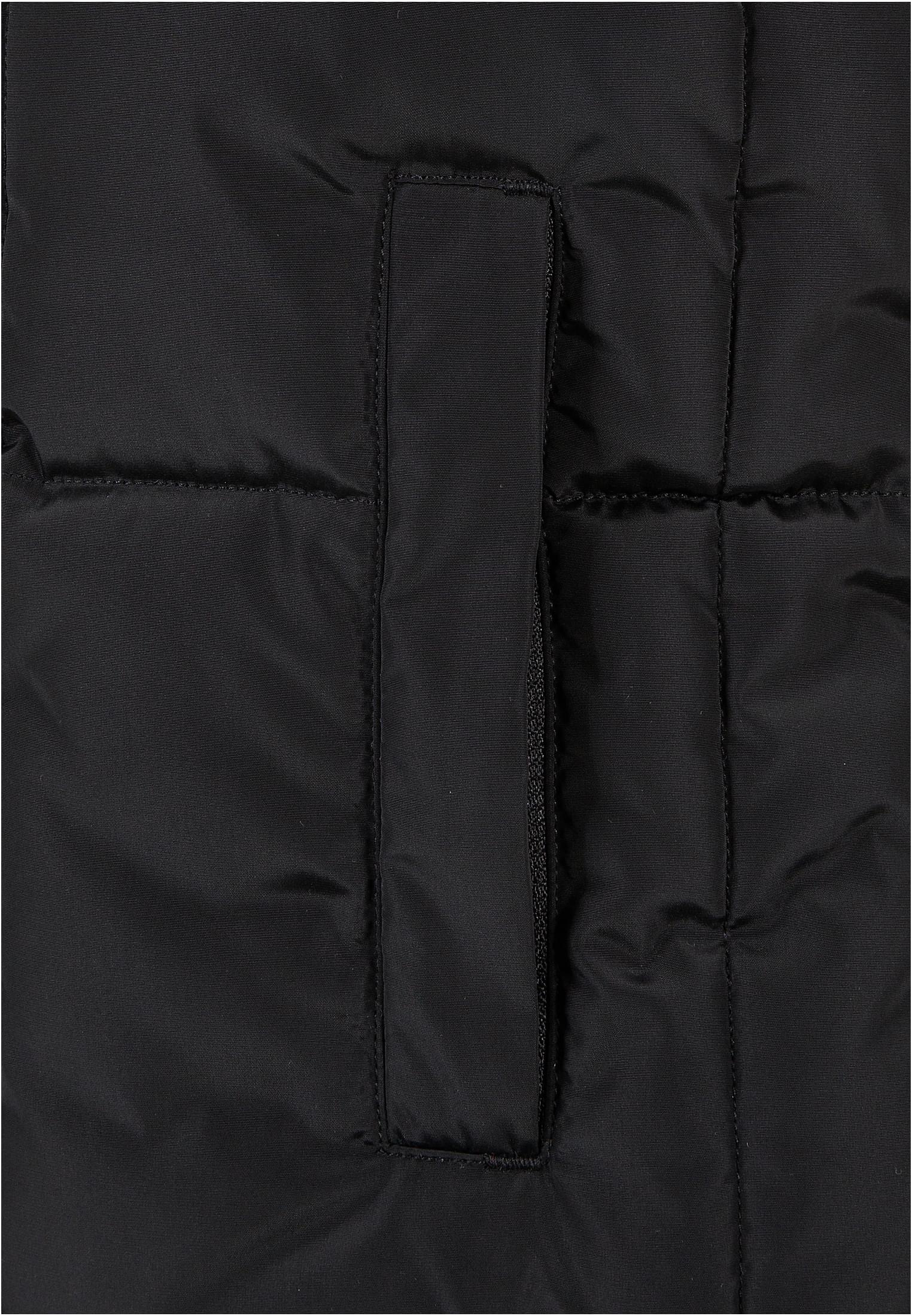 Ladies Reversible Cropped Puffer Vest | black/realviolet