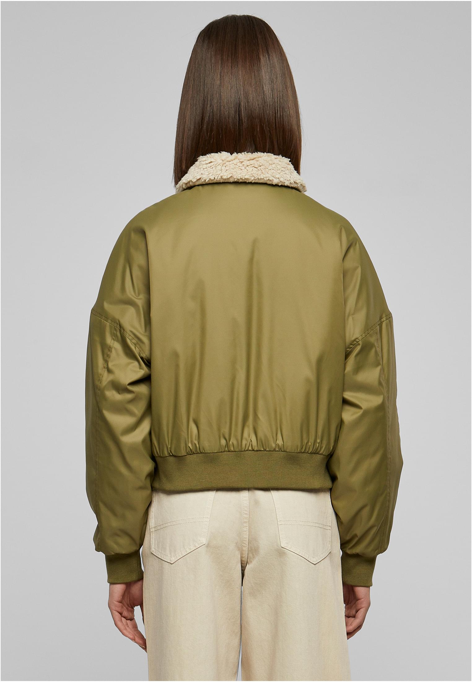 Ladies Pilot Bomber Jacket | tiniolive/sand