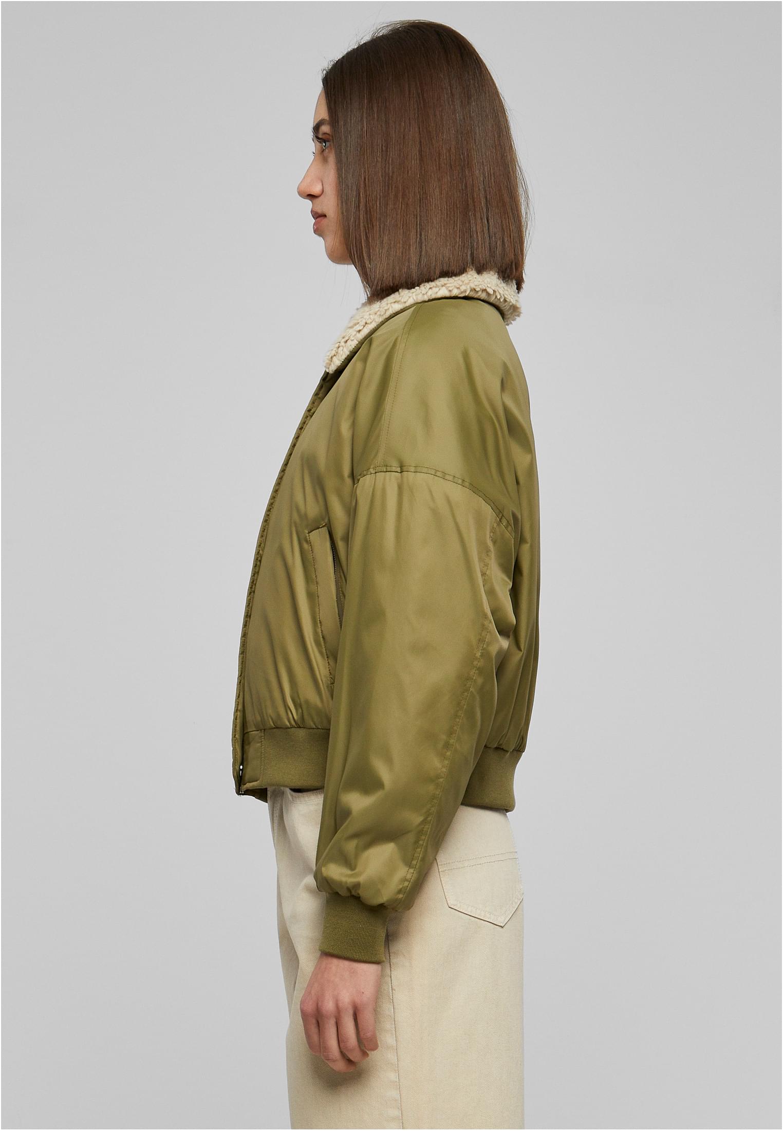 Ladies Pilot Bomber Jacket | tiniolive/sand