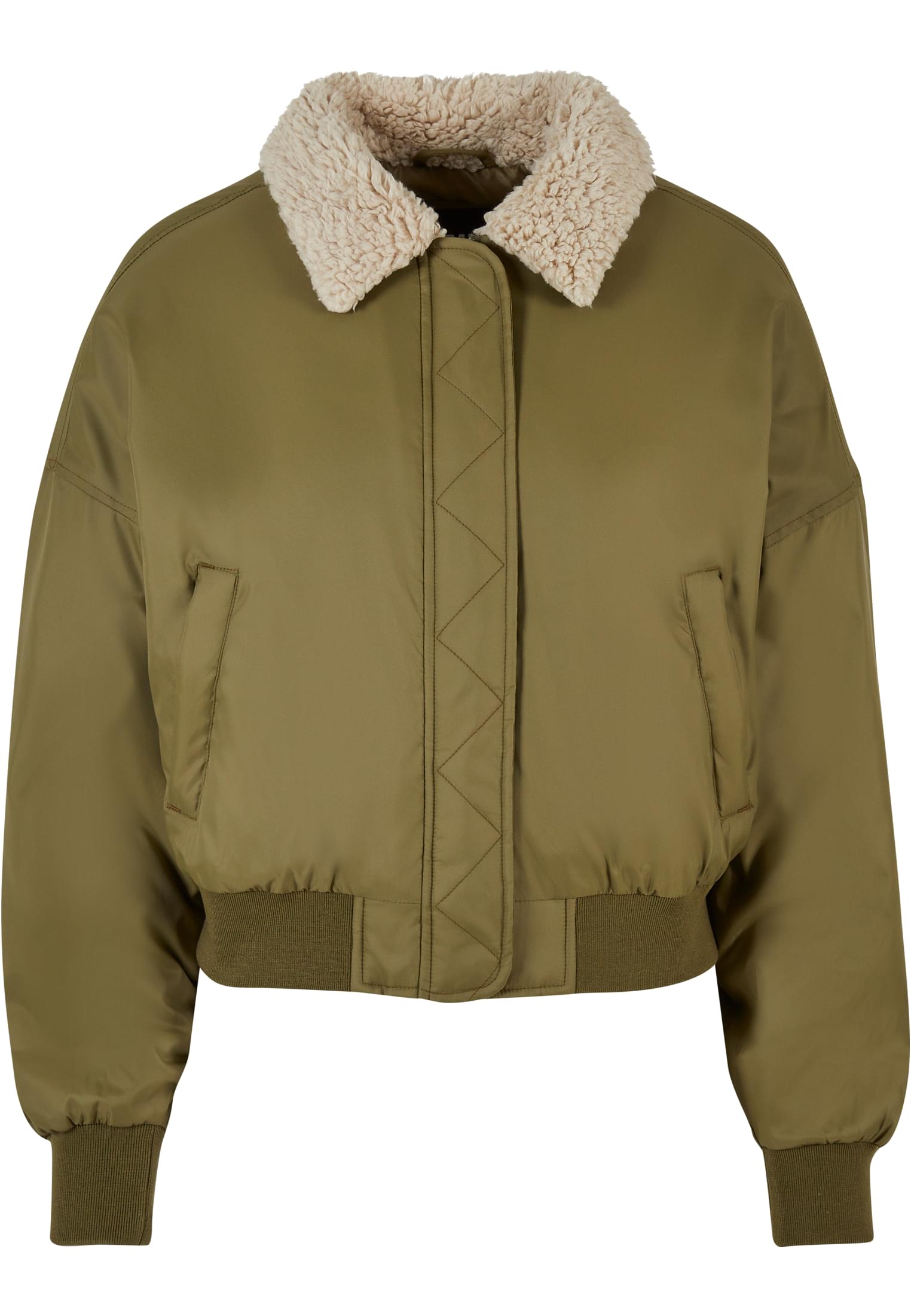 Ladies Pilot Bomber Jacket | tiniolive/sand