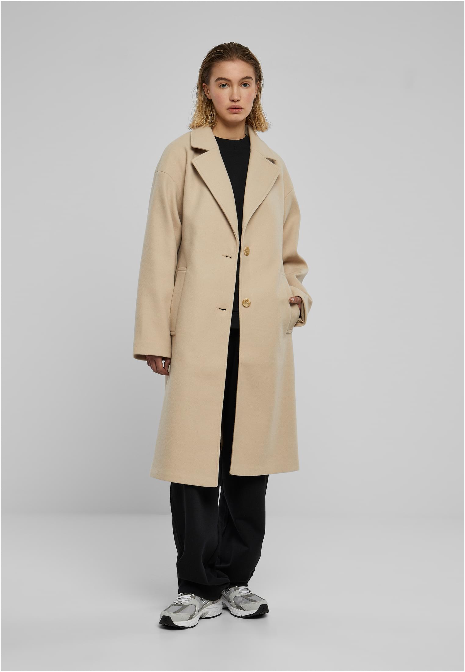 Ladies Oversized Long Coat | wetsand