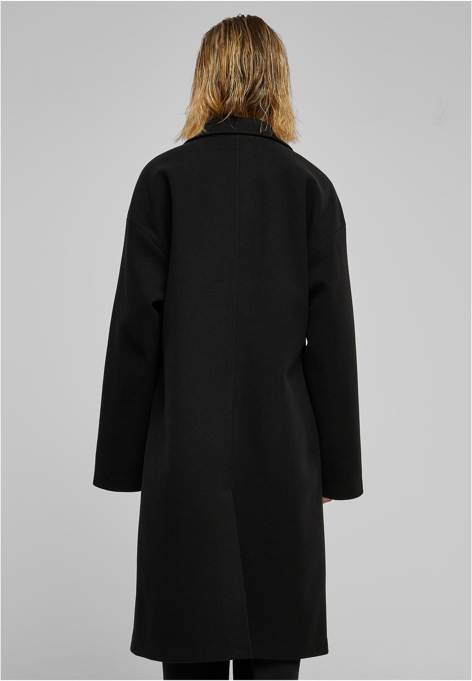 Ladies Oversized Long Coat | black