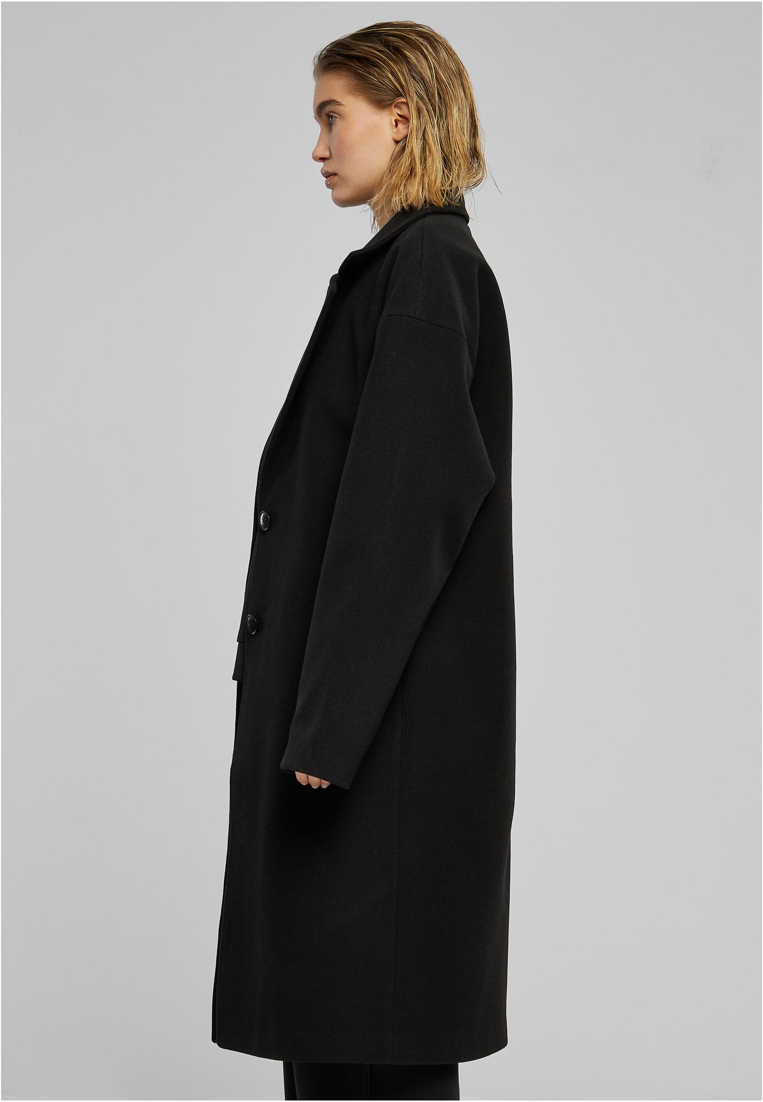 Ladies Oversized Long Coat | black