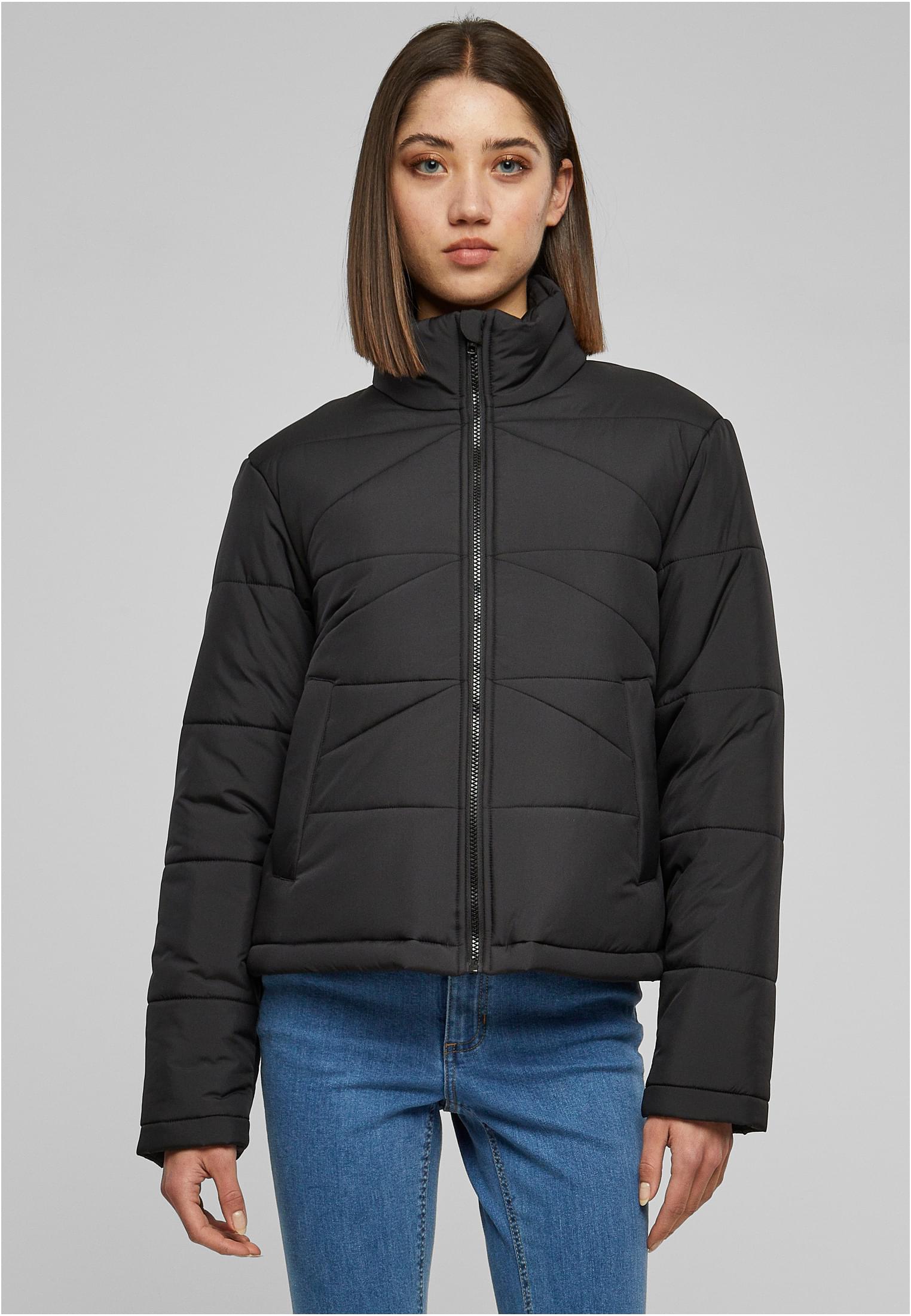 Ladies Arrow Puffer Jacket | black