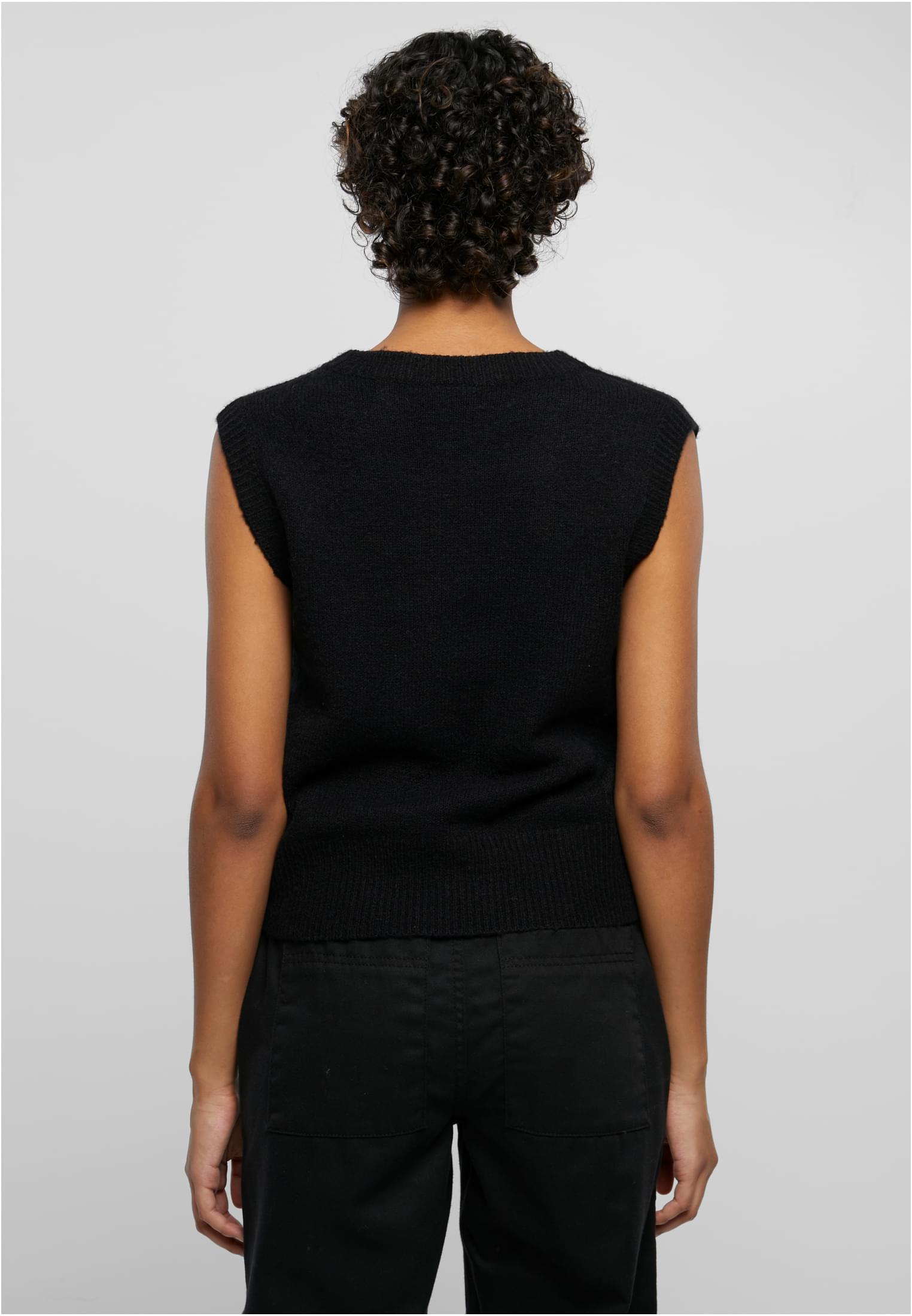 Ladies Knit Slipover | black