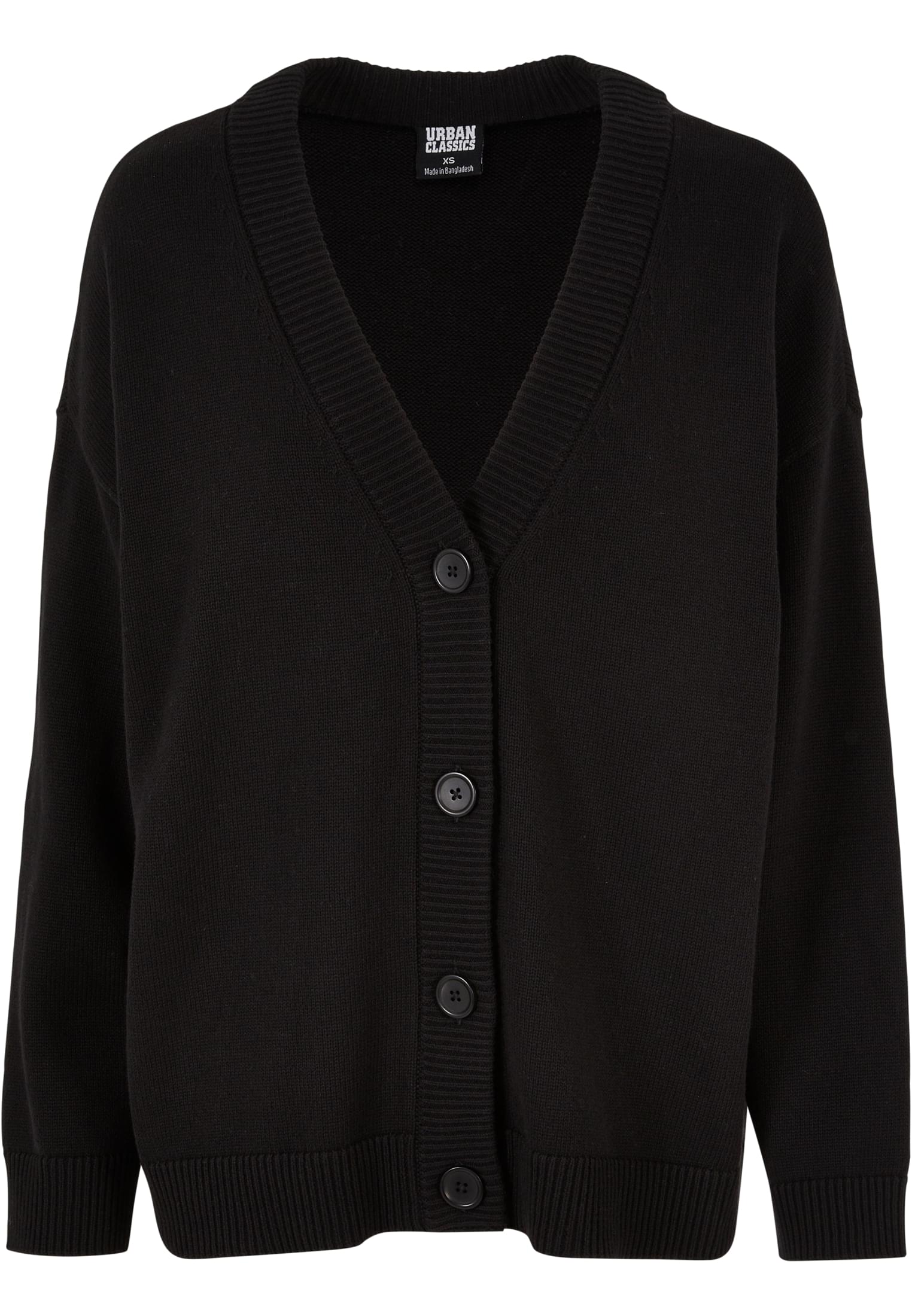 Ladies Big Oversized Cardigan | black