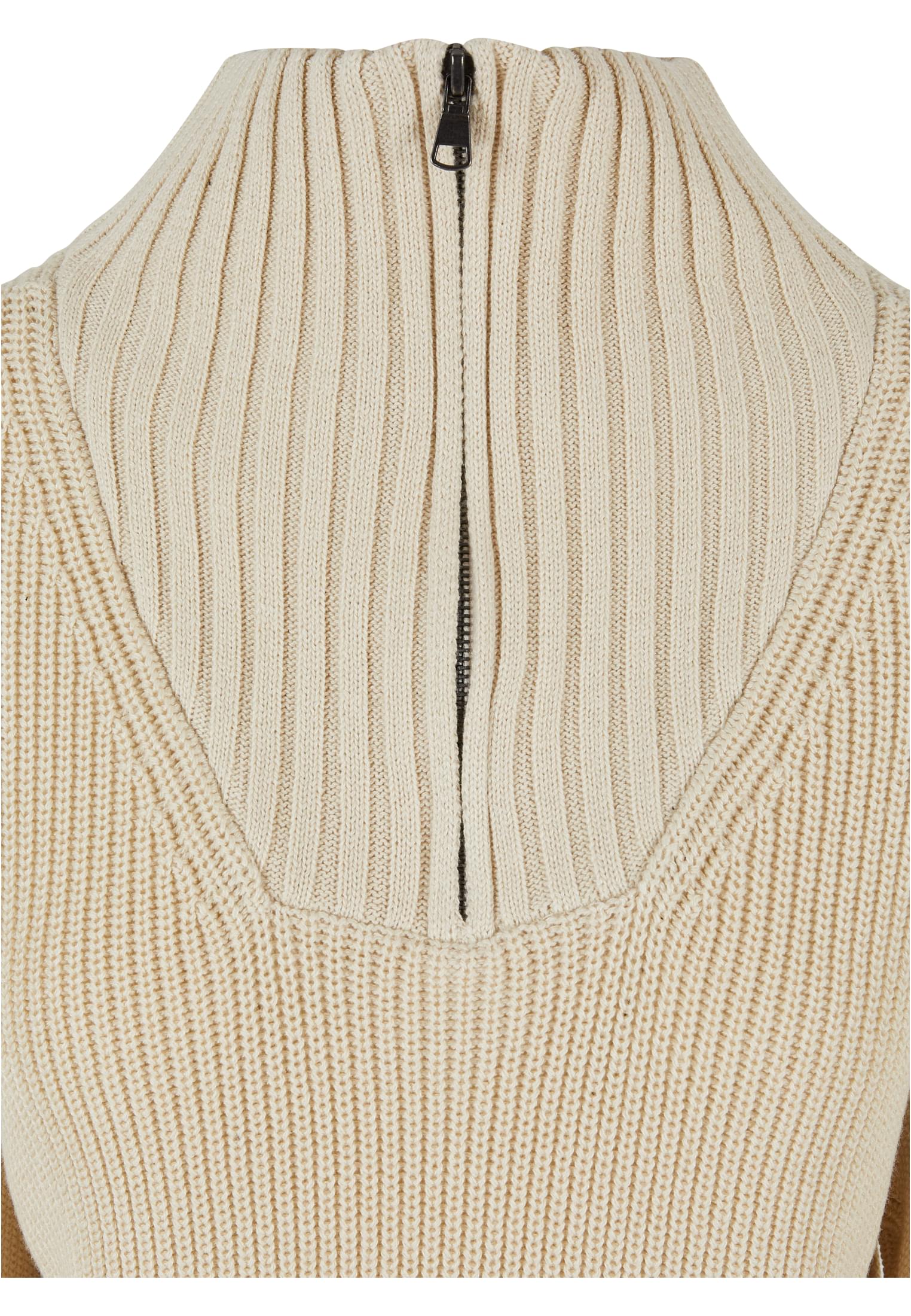 Ladies Oversized Knit Troyer | sand