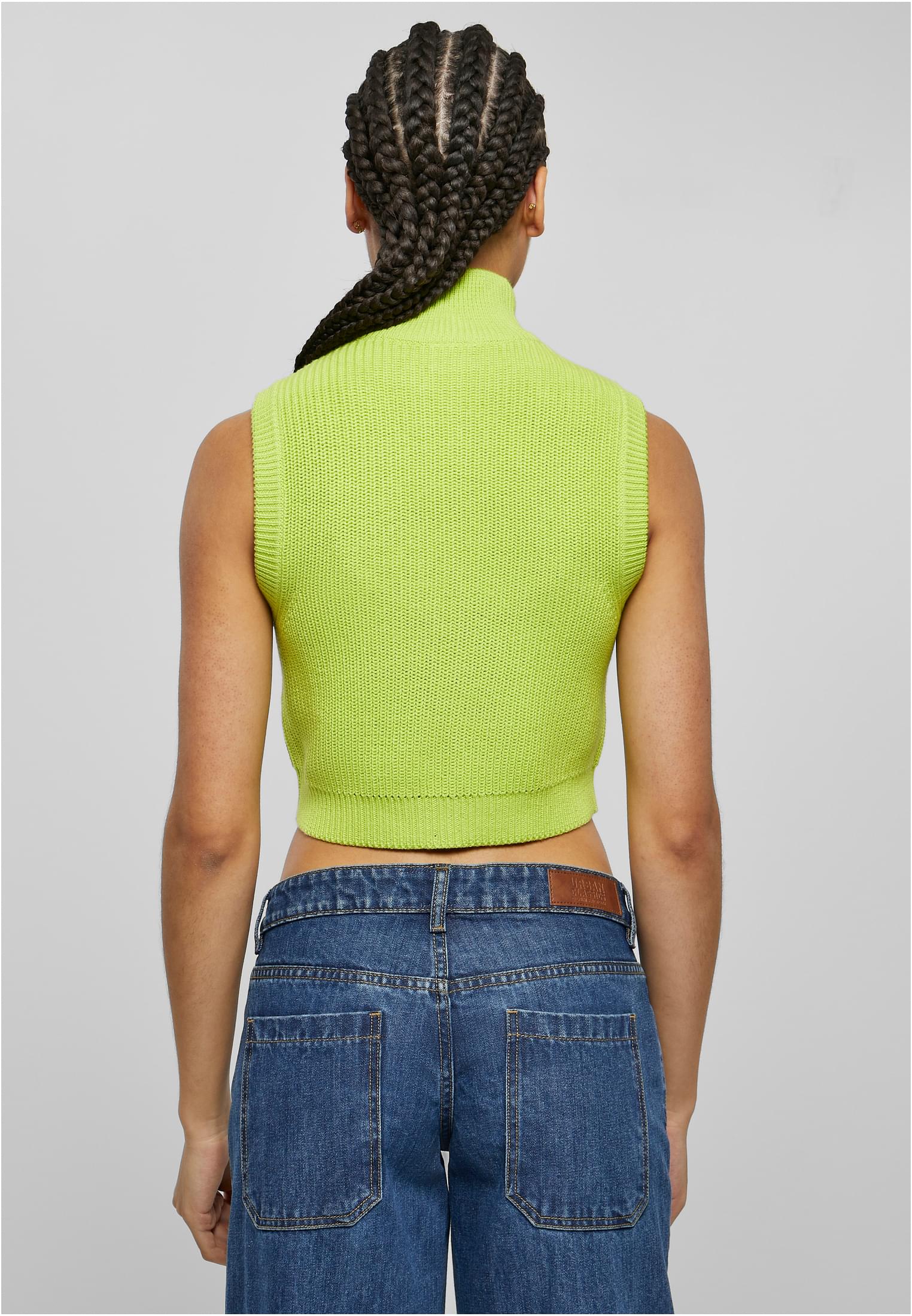 Ladies Short Knit Vest | frozenyellow