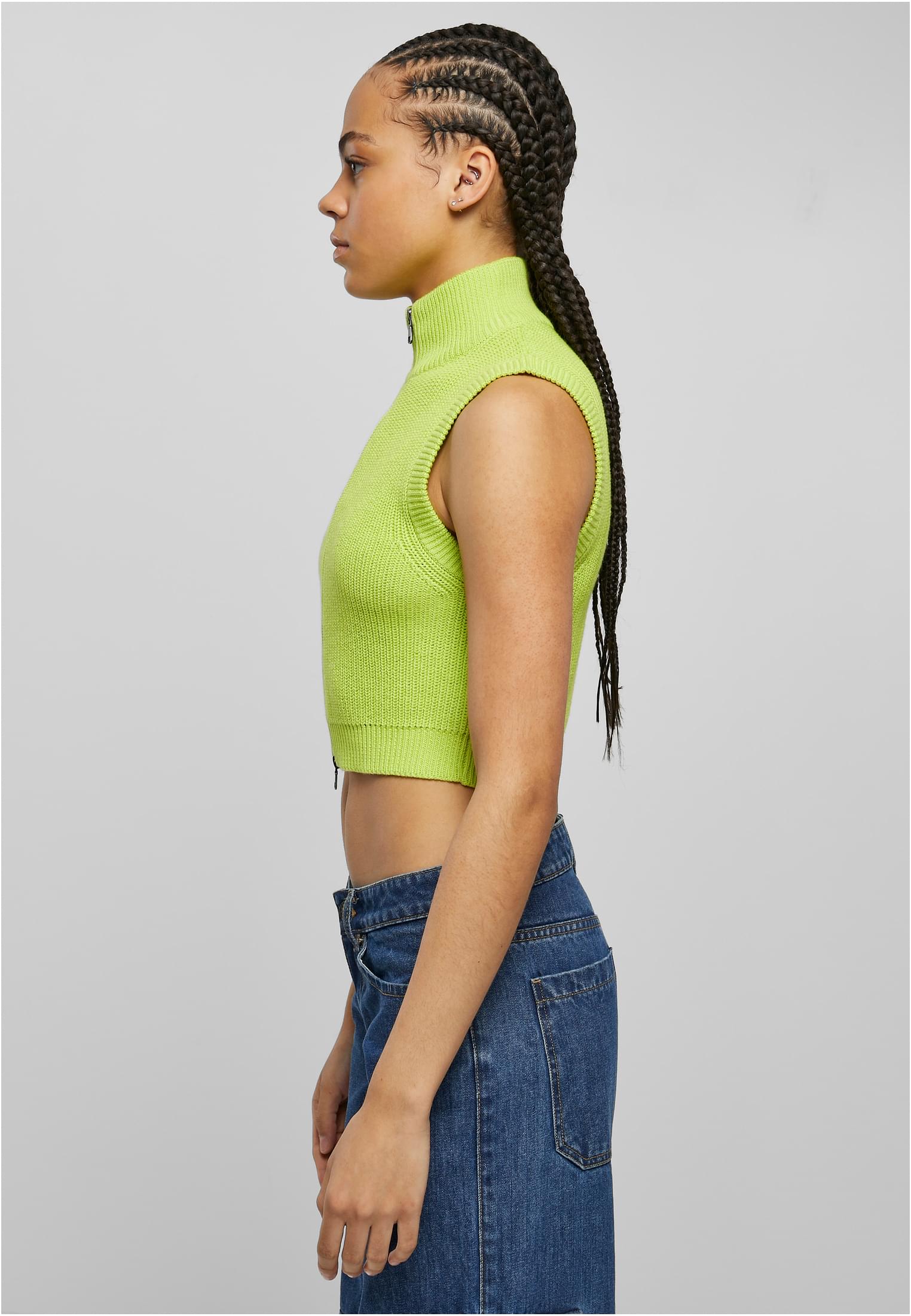 Ladies Short Knit Vest | frozenyellow