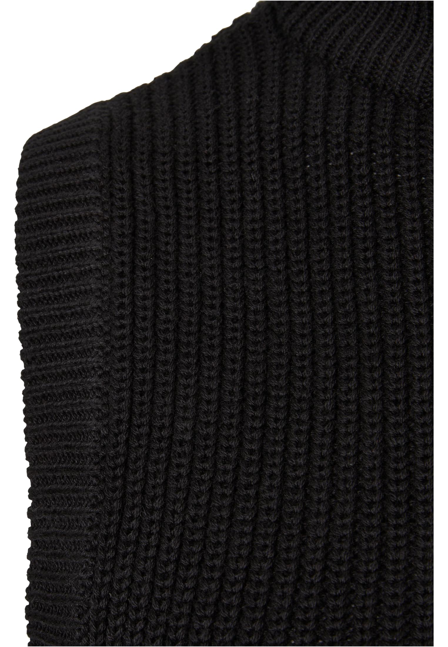 Ladies Short Knit Vest | black