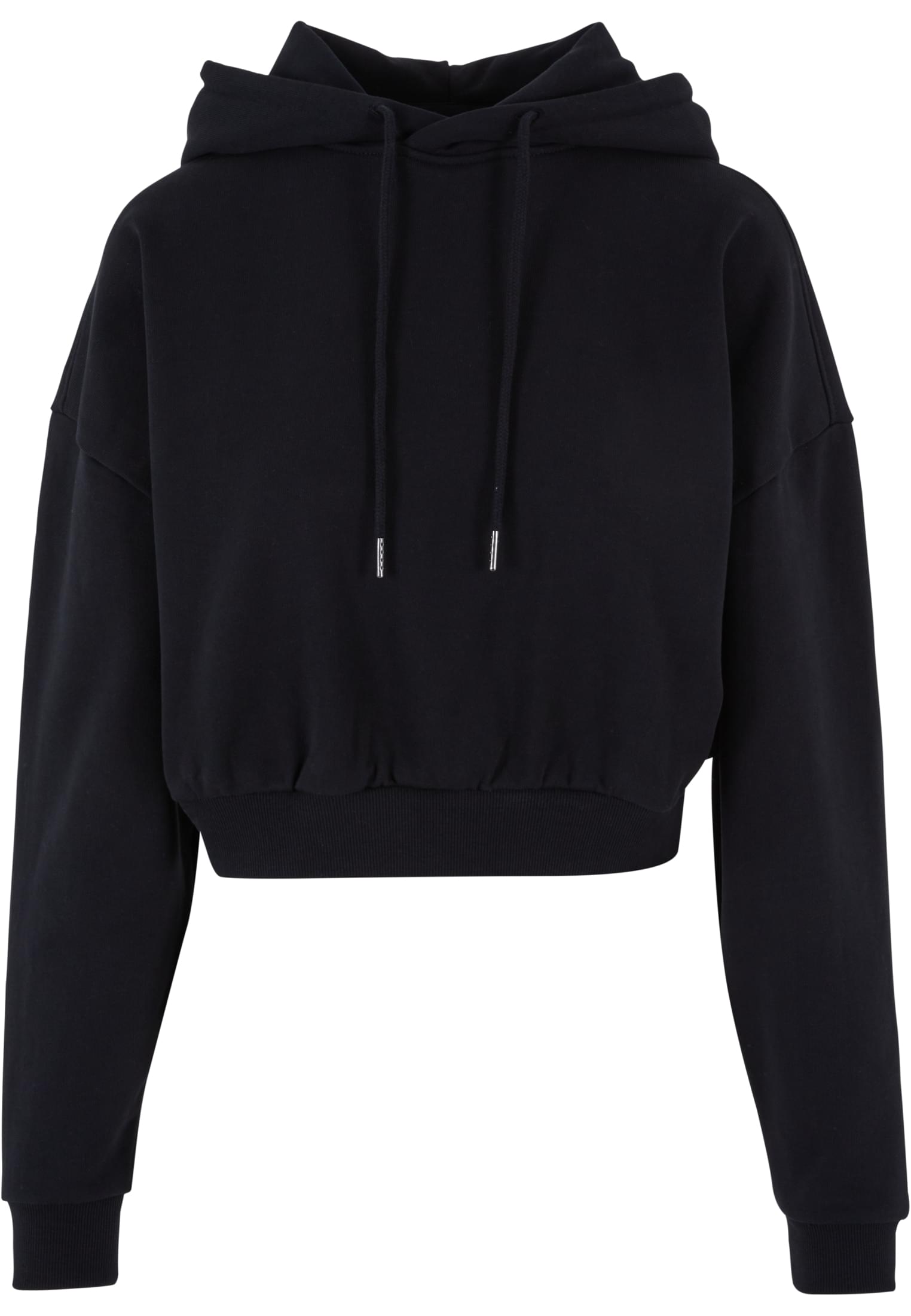 Ladies Cropped Heavy Hoody | black