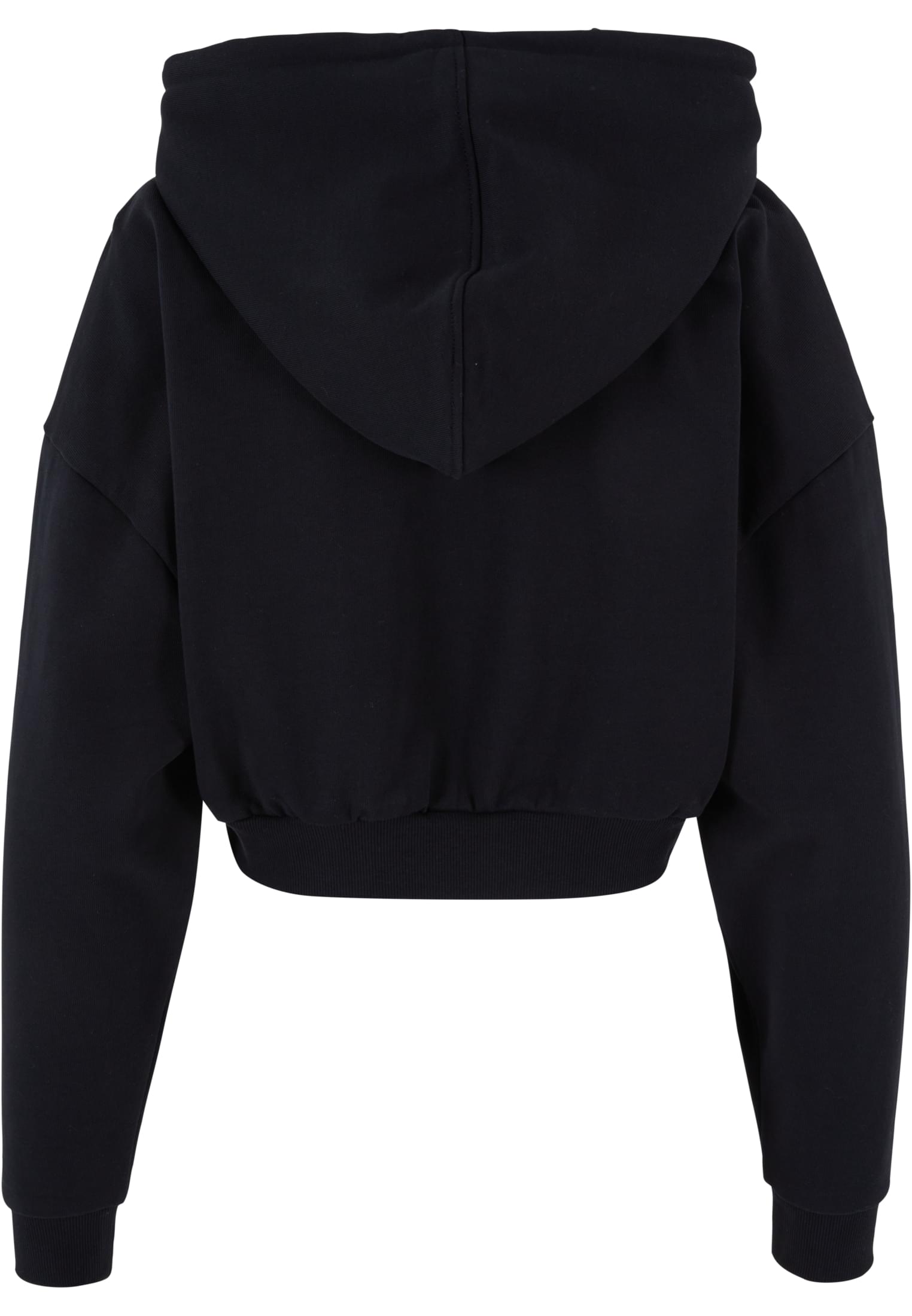 Ladies Cropped Heavy Hoody | black