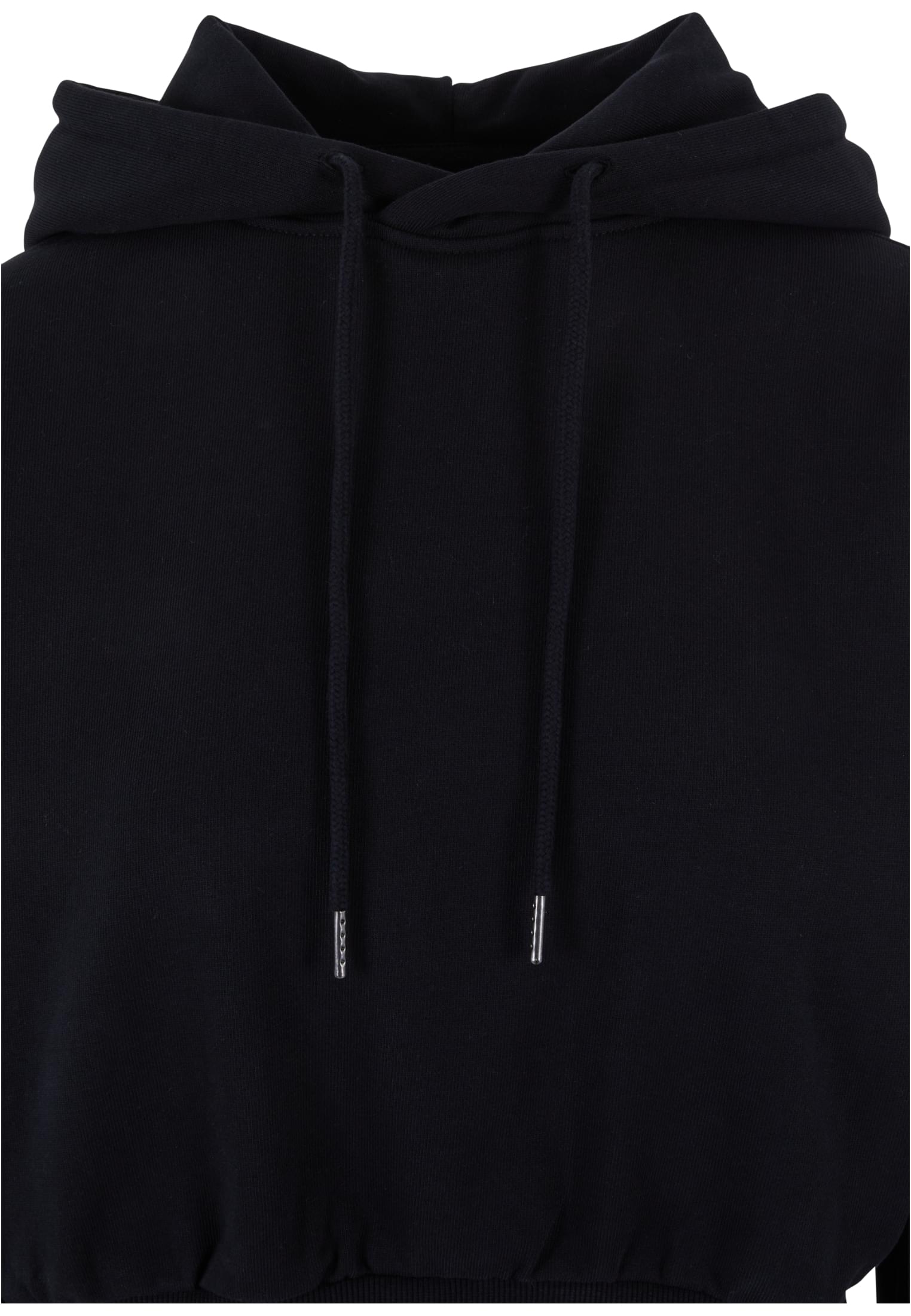 Ladies Cropped Heavy Hoody | black