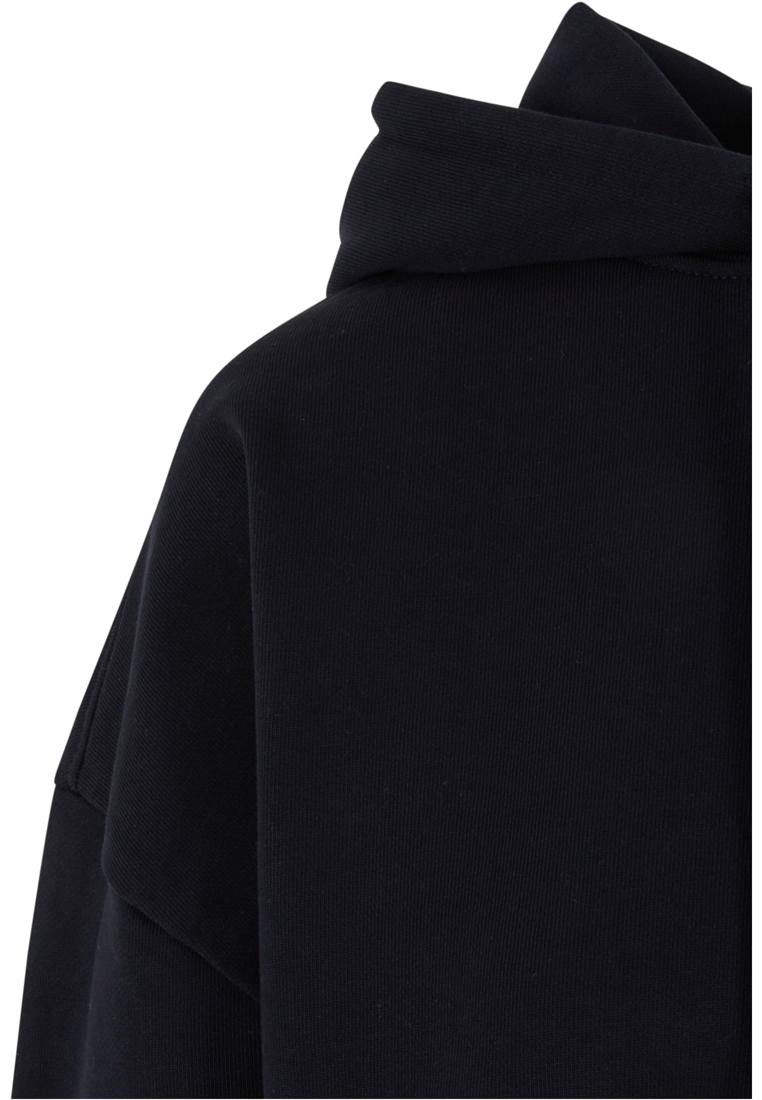 Ladies Cropped Heavy Hoody | black