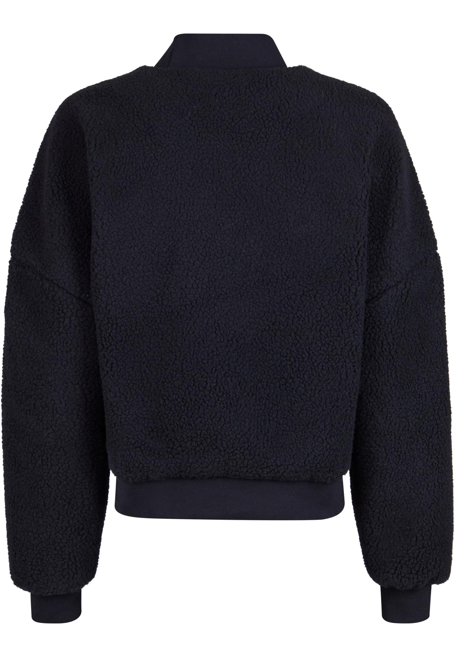 Ladies Sherpa Crewneck | black