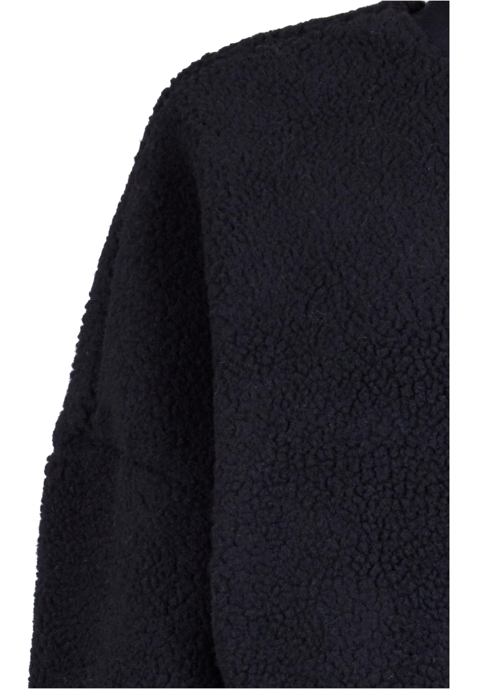 Ladies Sherpa Crewneck | black