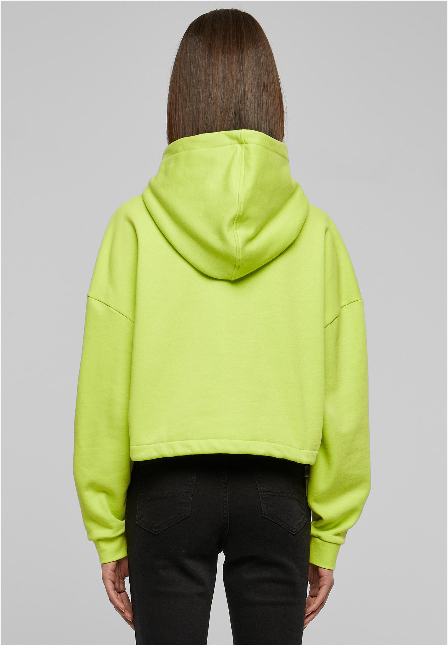 Ladies Cropped Oversized Hoodie | frozenyellow