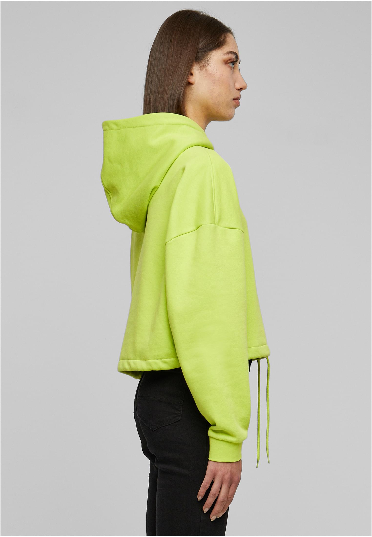 Ladies Cropped Oversized Hoodie | frozenyellow