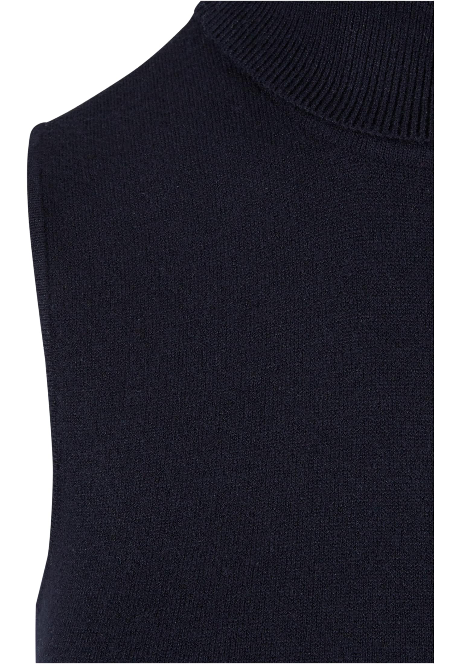 Ladies Knitted Eco Viscose Turtleneck Dress | black