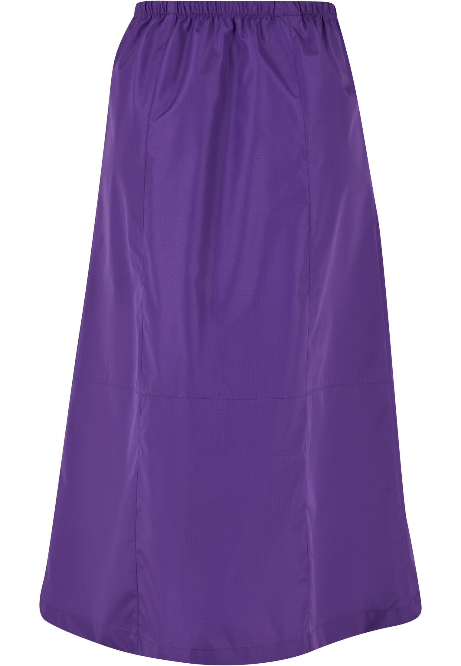 Ladies Ripstop Parachute Midi Skirt | realviolet