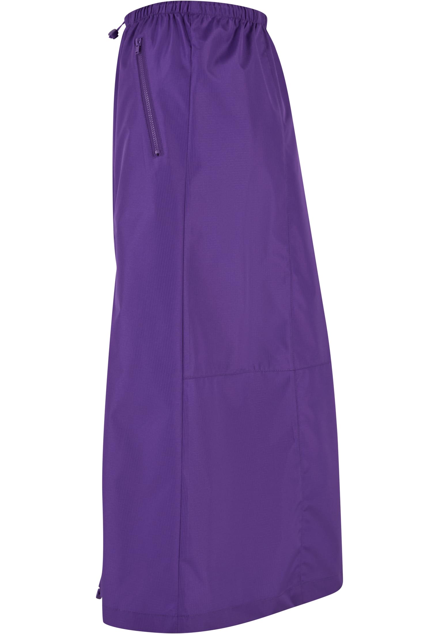 Ladies Ripstop Parachute Midi Skirt | realviolet