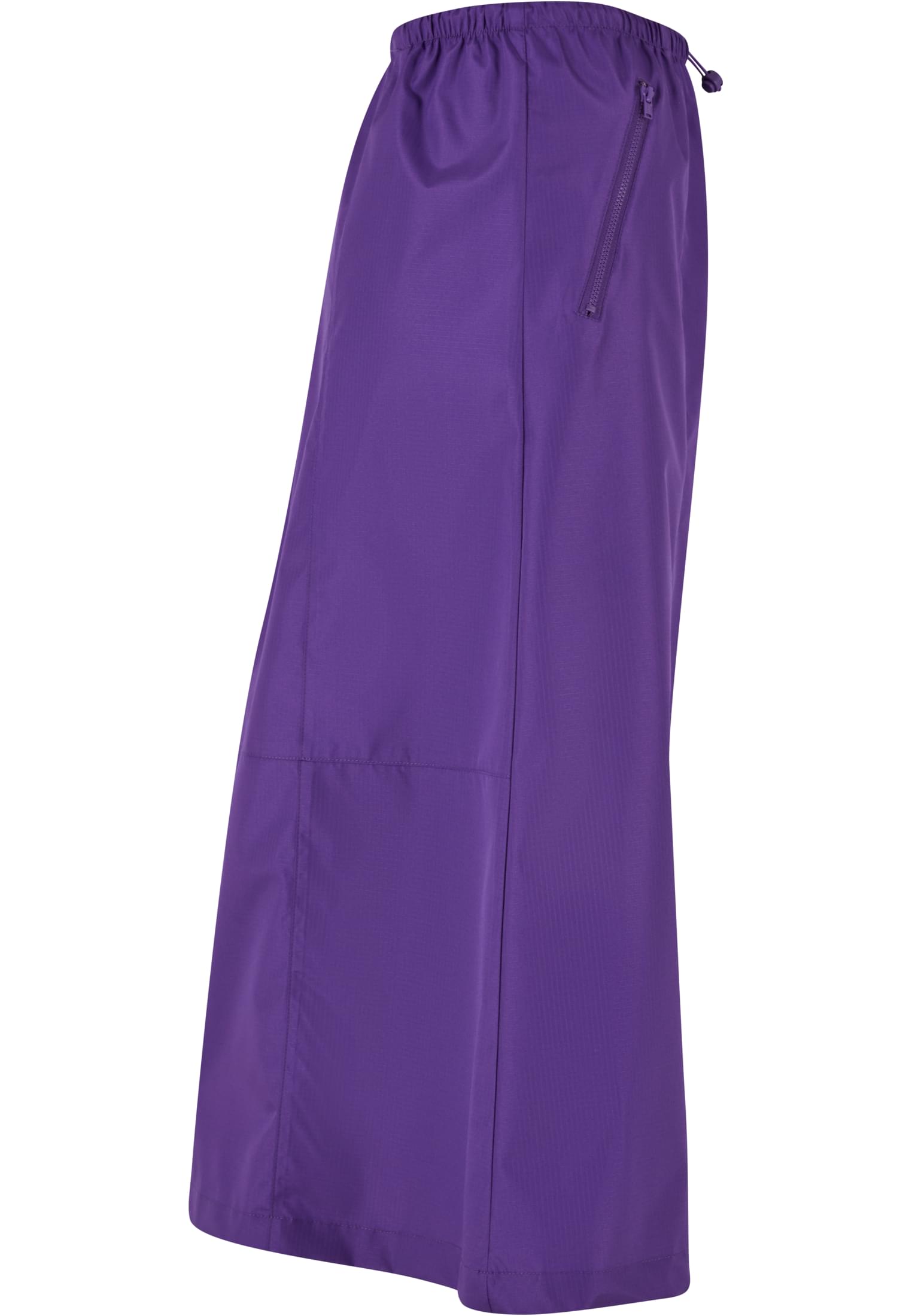 Ladies Ripstop Parachute Midi Skirt | realviolet