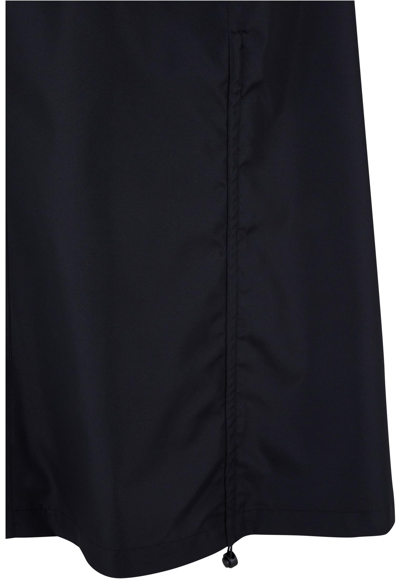 Ladies Ripstop Parachute Midi Skirt | black