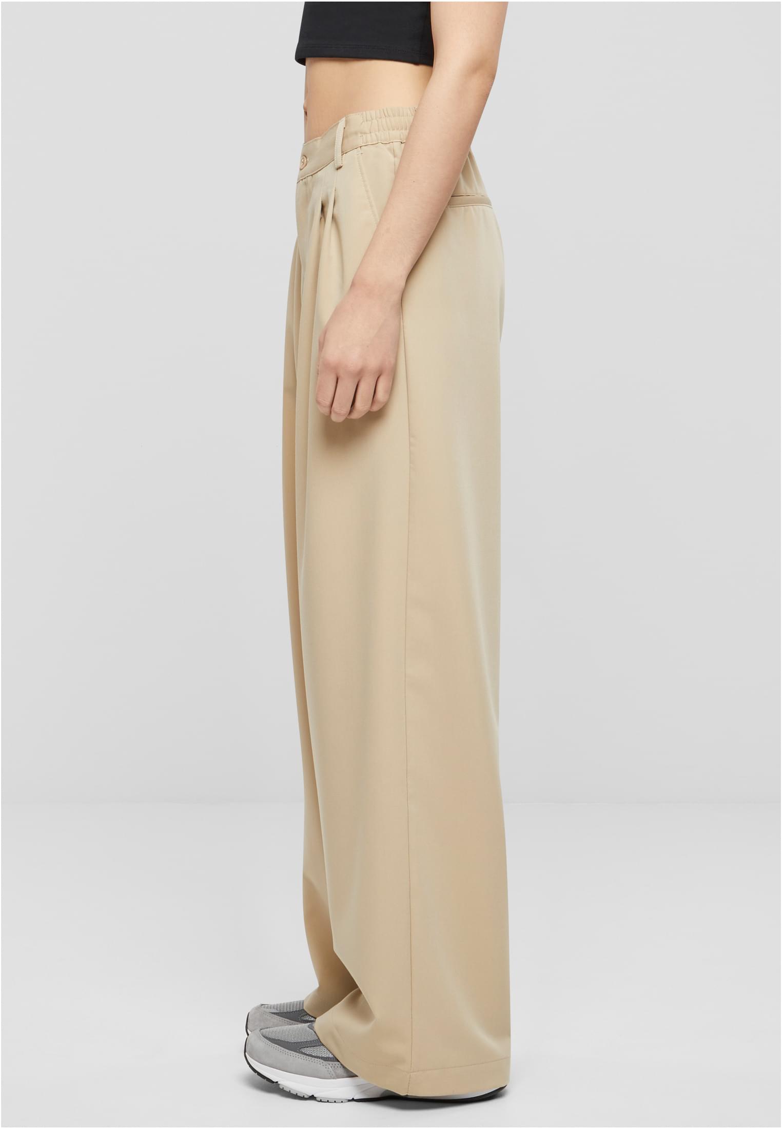 Ladies Ultra Wide Pleat-Front Pants | wetsand