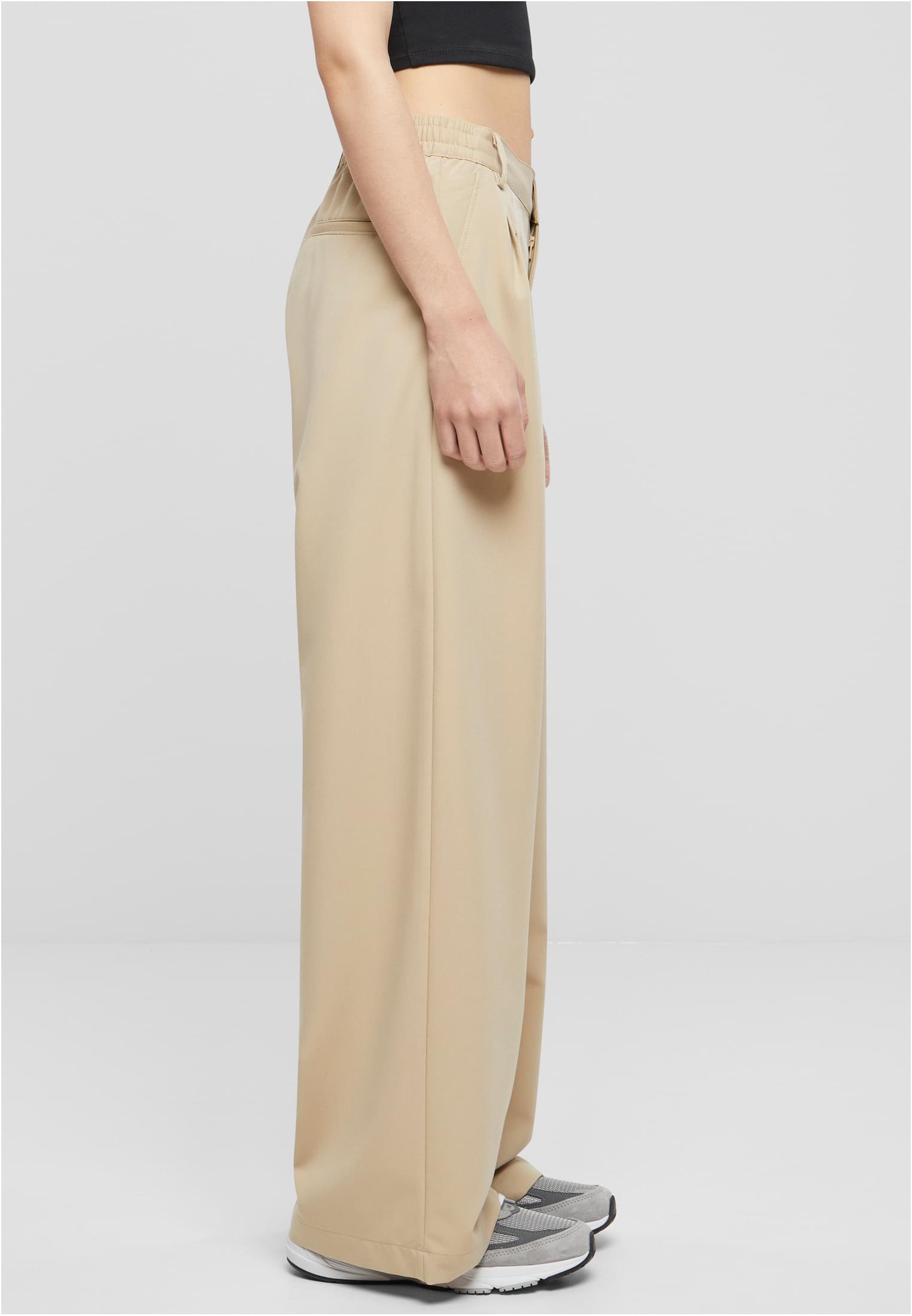 Ladies Ultra Wide Pleat-Front Pants | wetsand