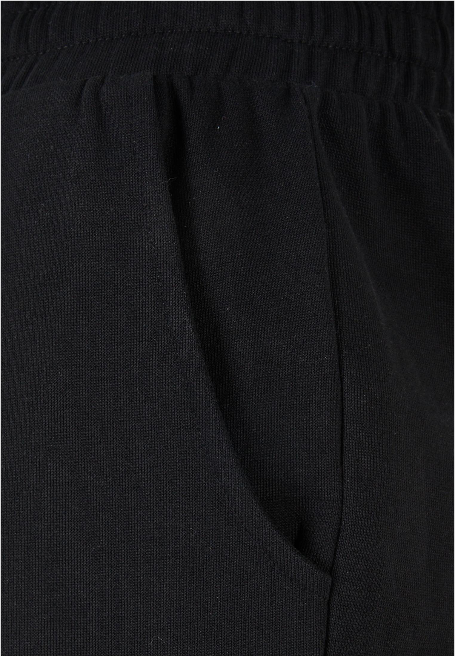 Ladies Organic Ultra Wide Sweat Pants | black