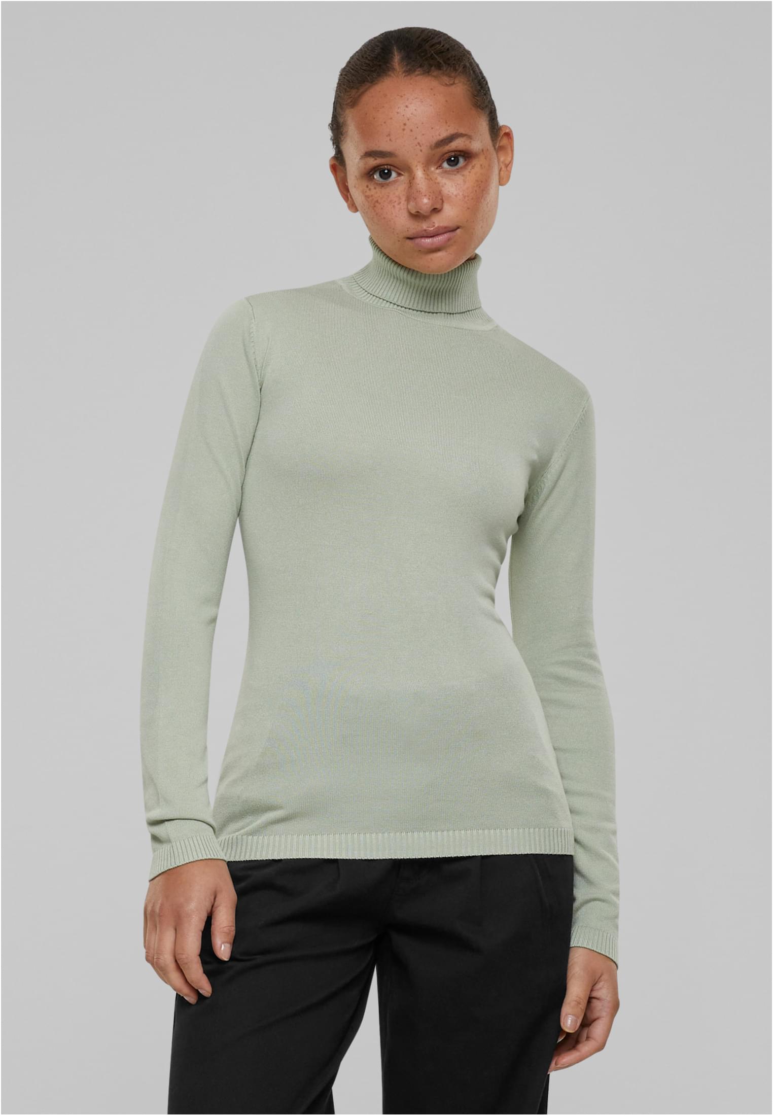 Ladies Knitted Turtleneck Sweater | softsalvia