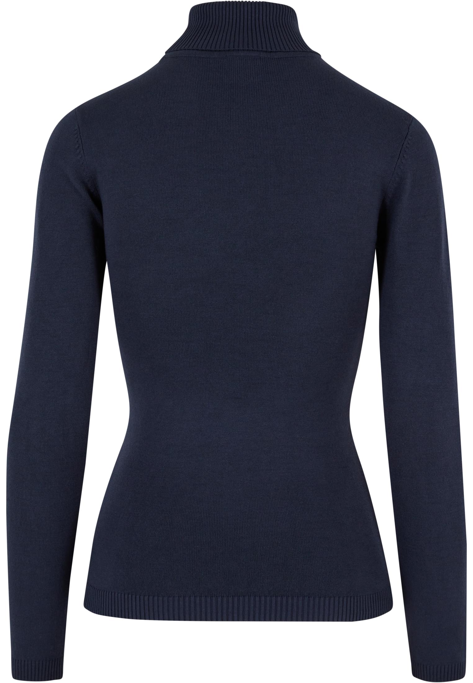 Ladies Knitted Turtleneck Sweater | navy