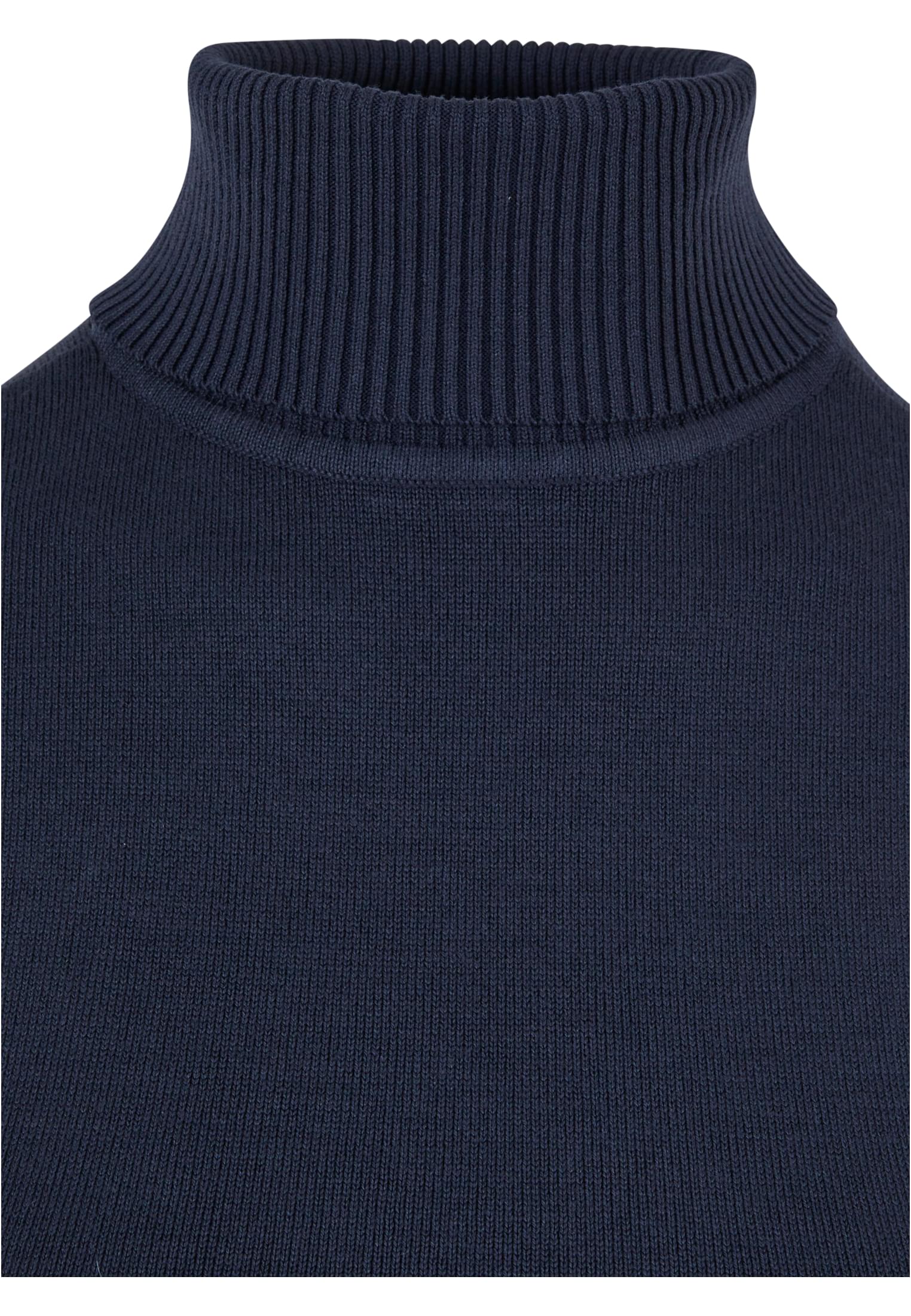 Ladies Knitted Turtleneck Sweater | navy