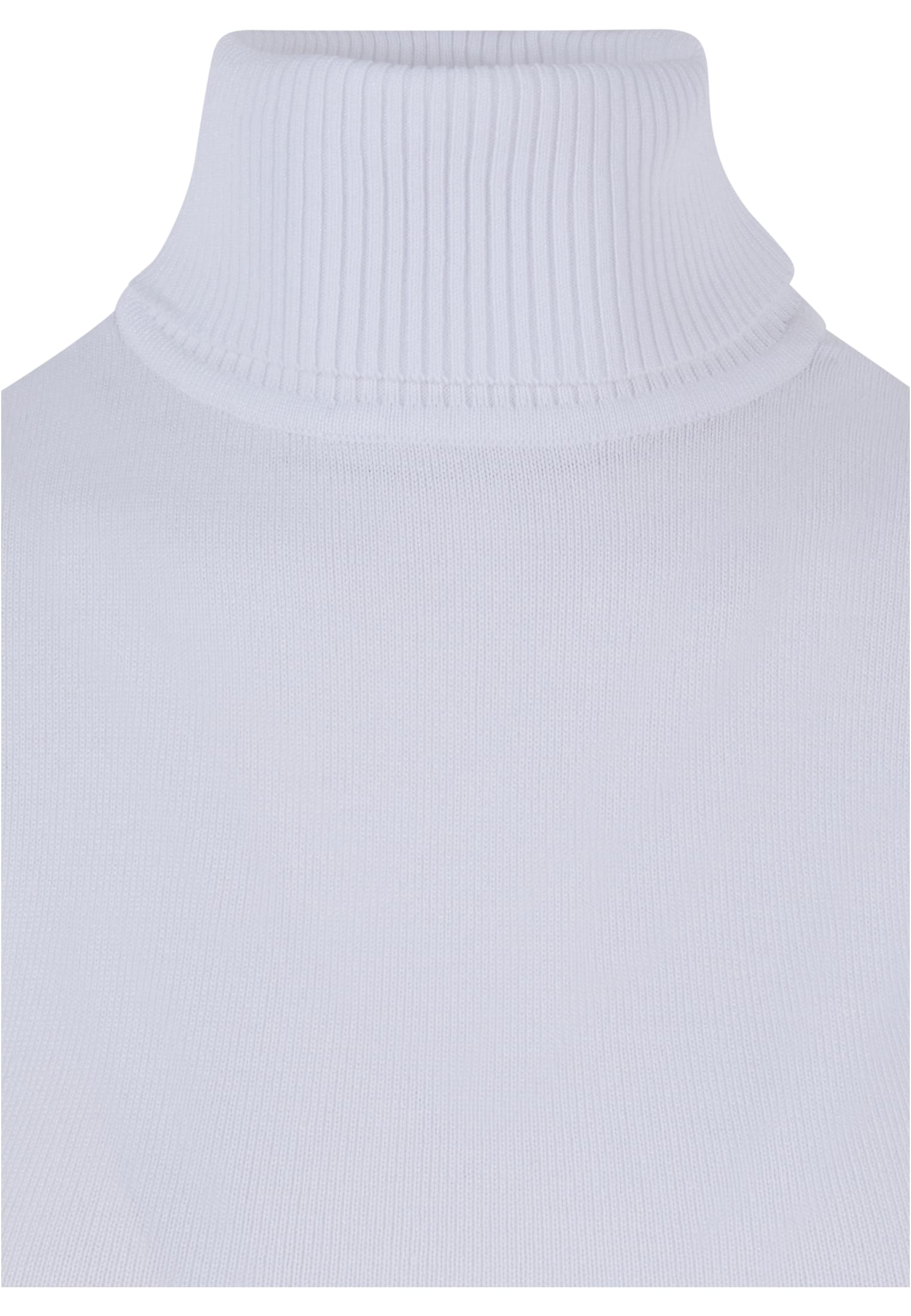 Ladies Knitted Turtleneck Sweater | white