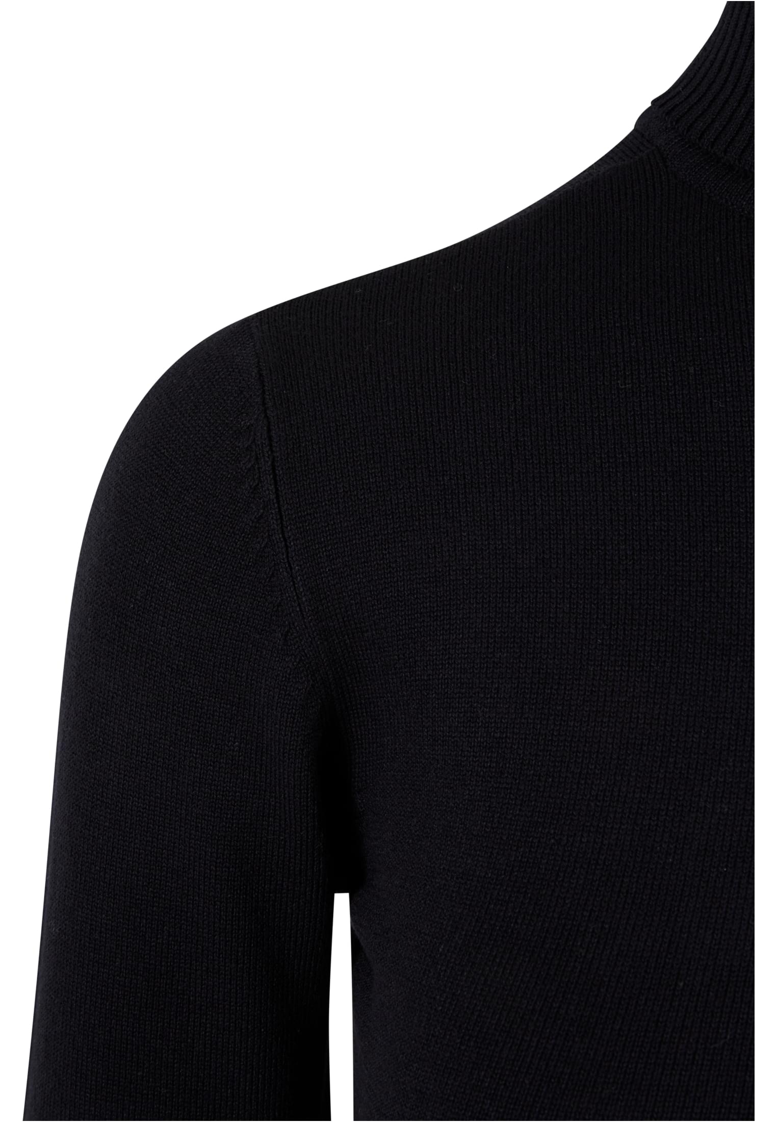 Ladies Knitted Turtleneck Sweater | black