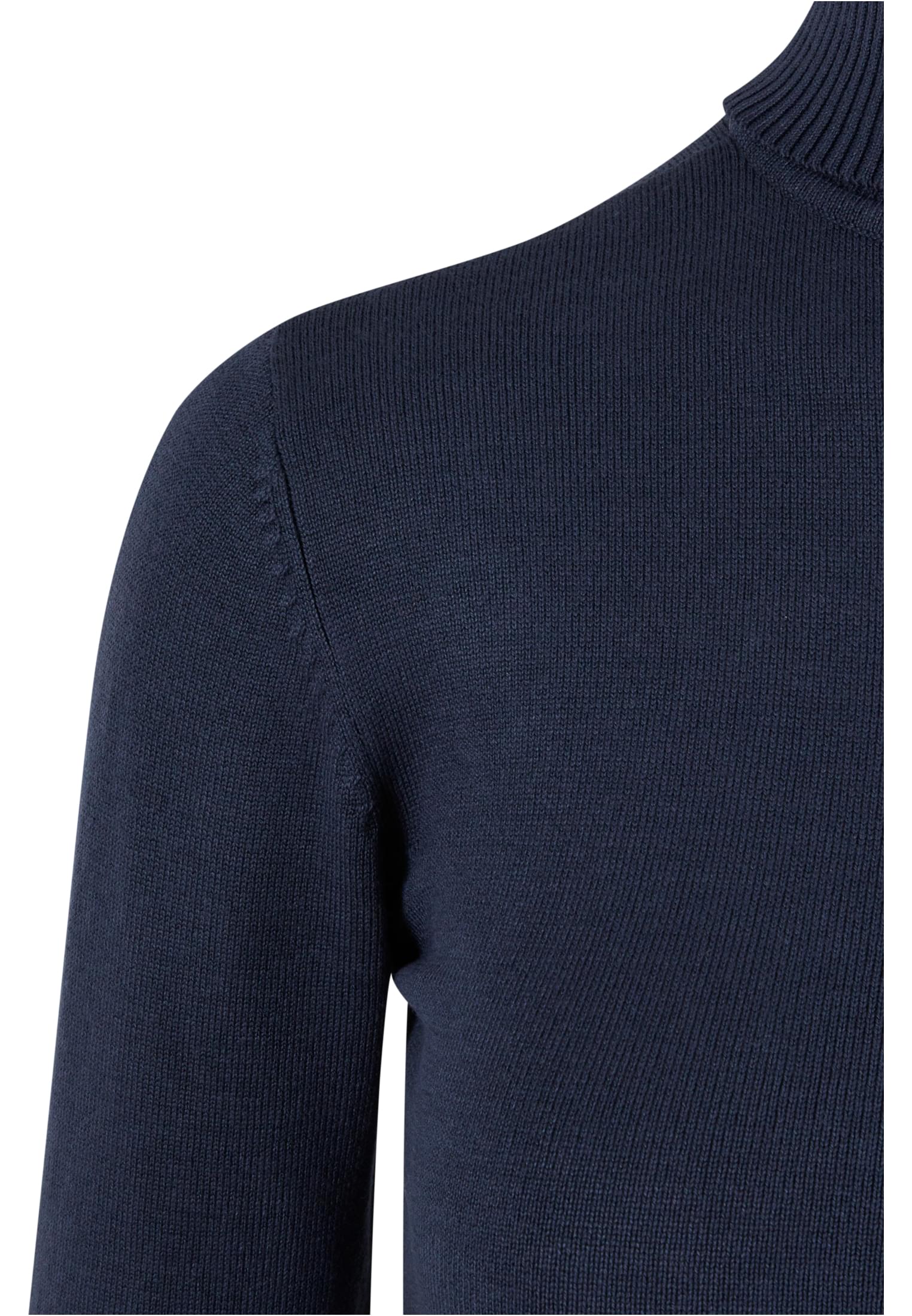 Ladies Knitted Turtleneck Sweater | navy